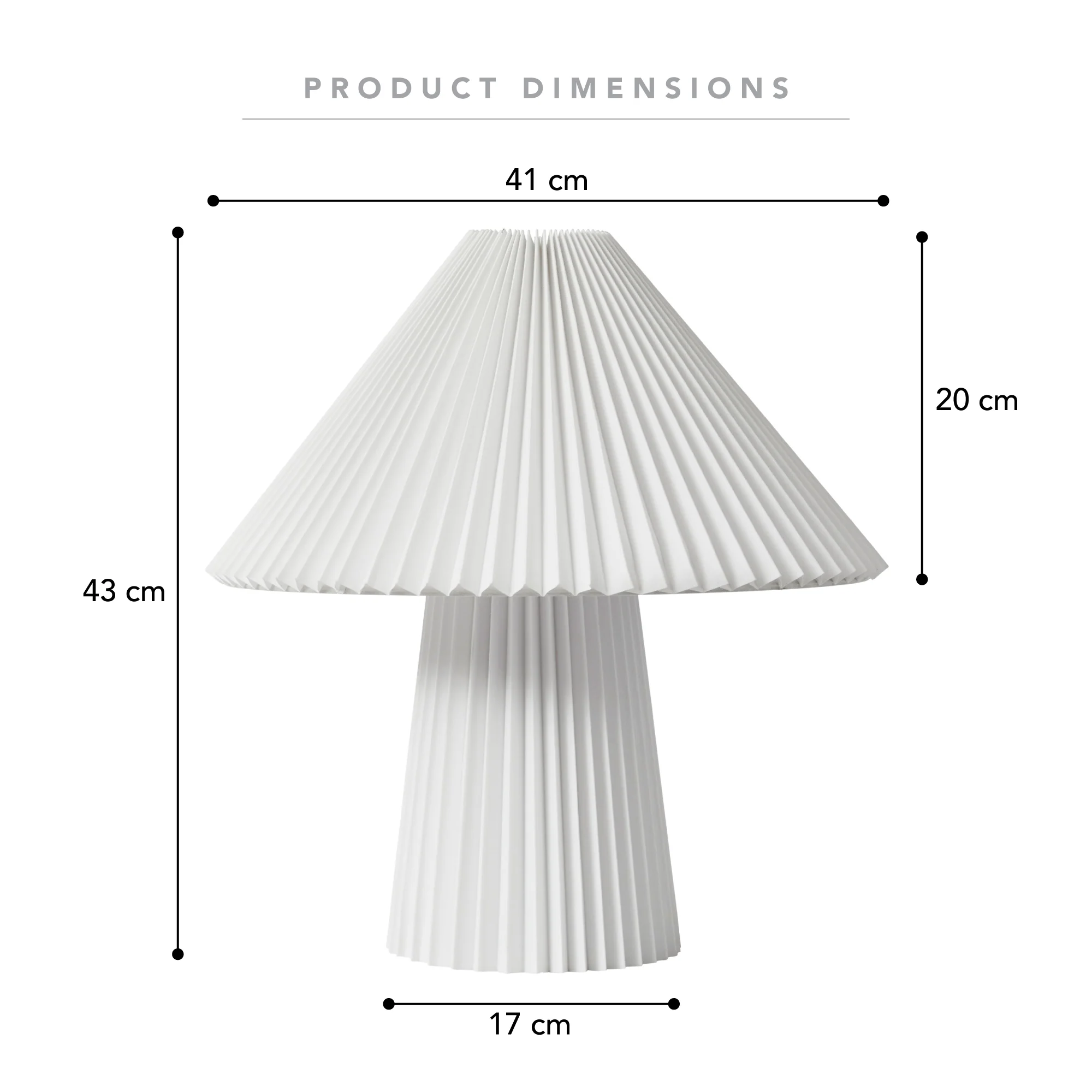 Noa Table Lamp White - Image 3