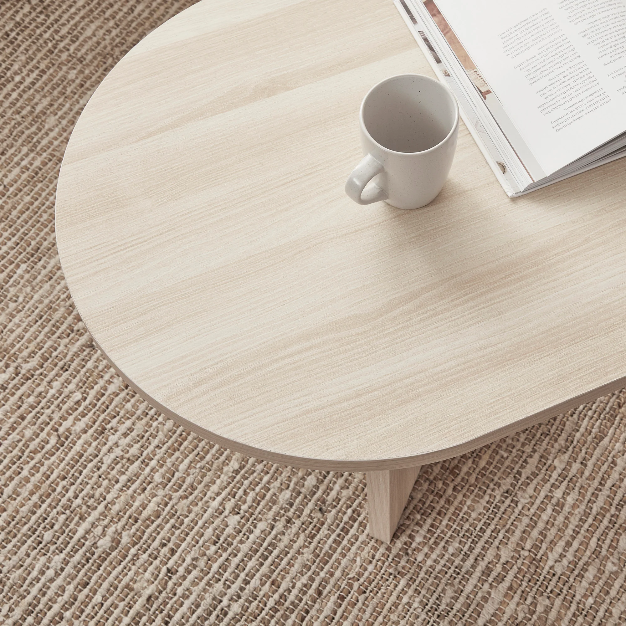 Norquay Coffee Table Light Oak - Image 7