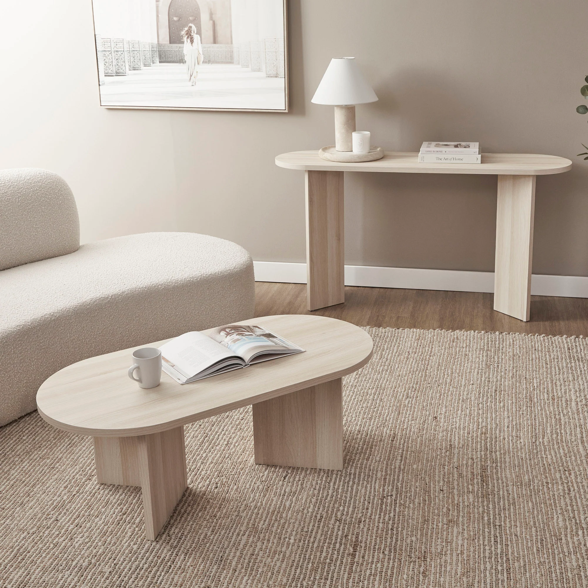Norquay Coffee Table Light Oak - Image 9