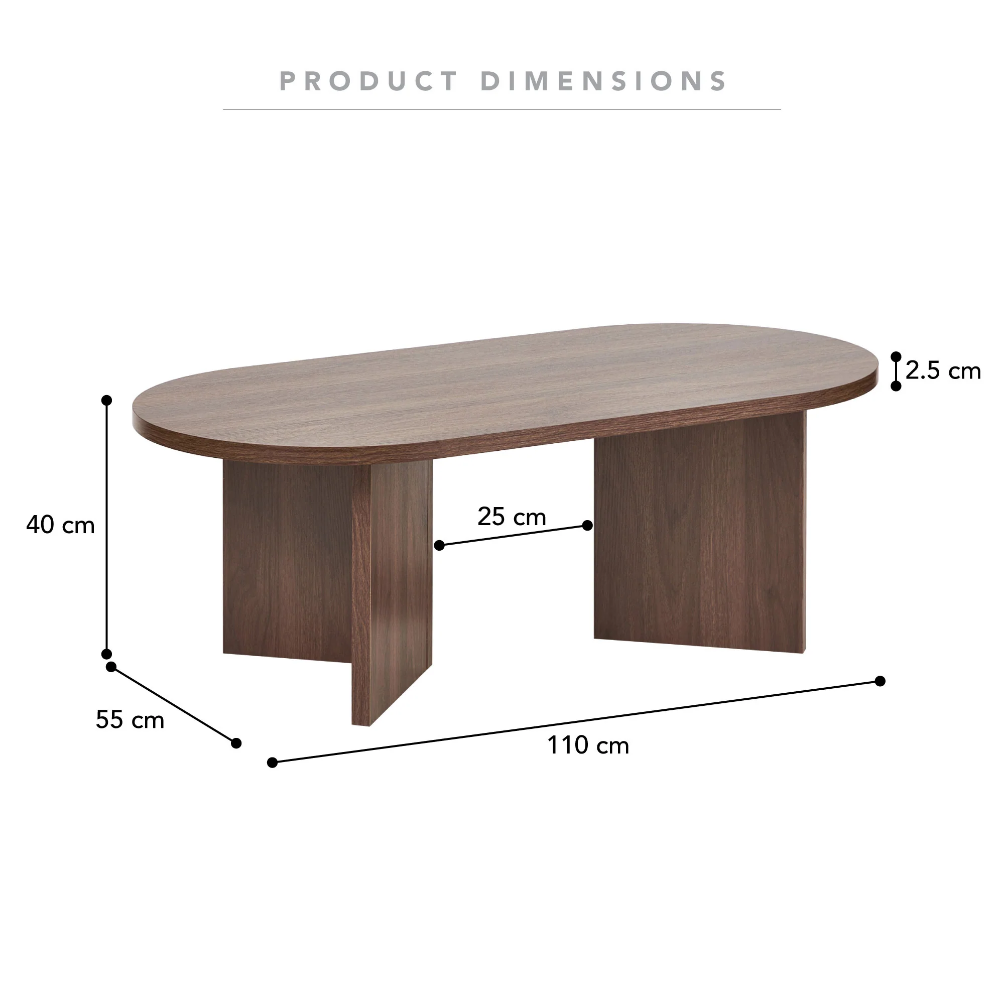 Norquay Coffee Table Walnut - Image 3