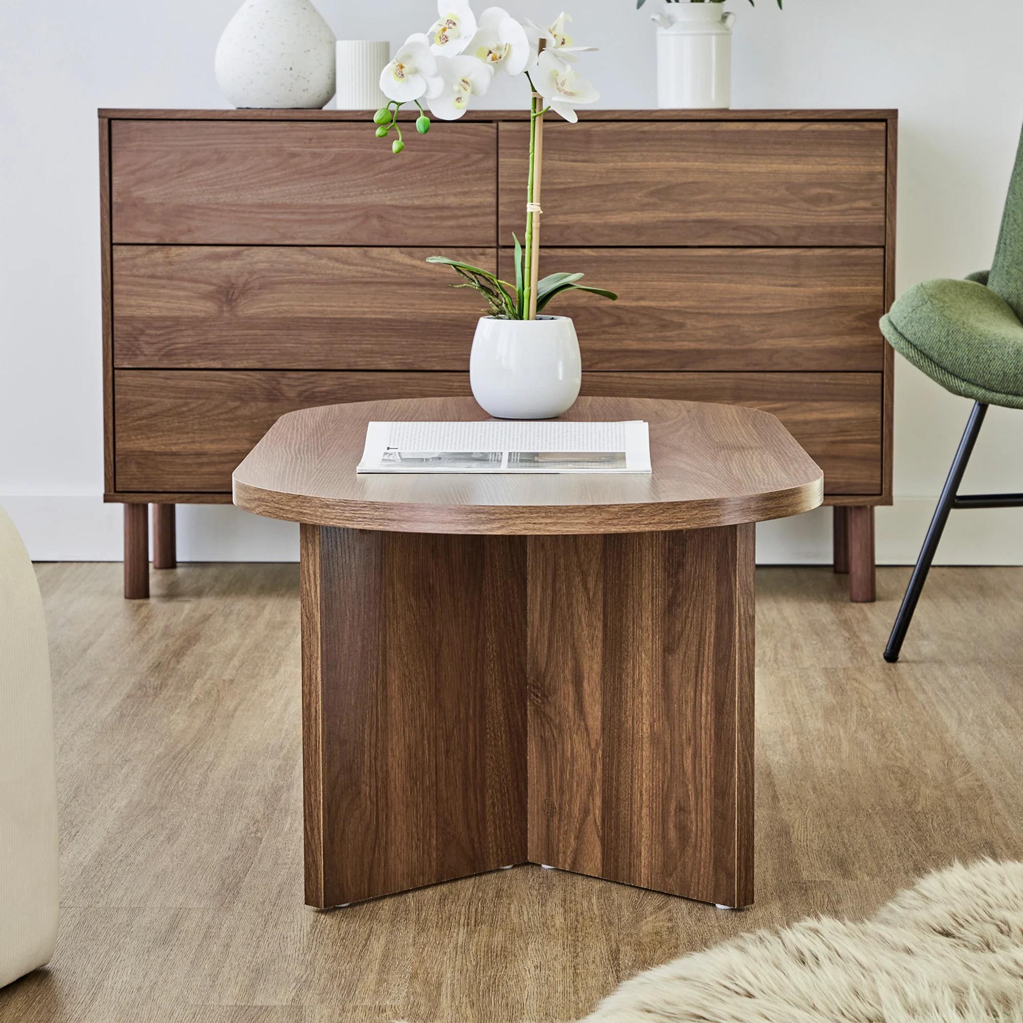 Norquay Coffee Table Walnut - Image 8