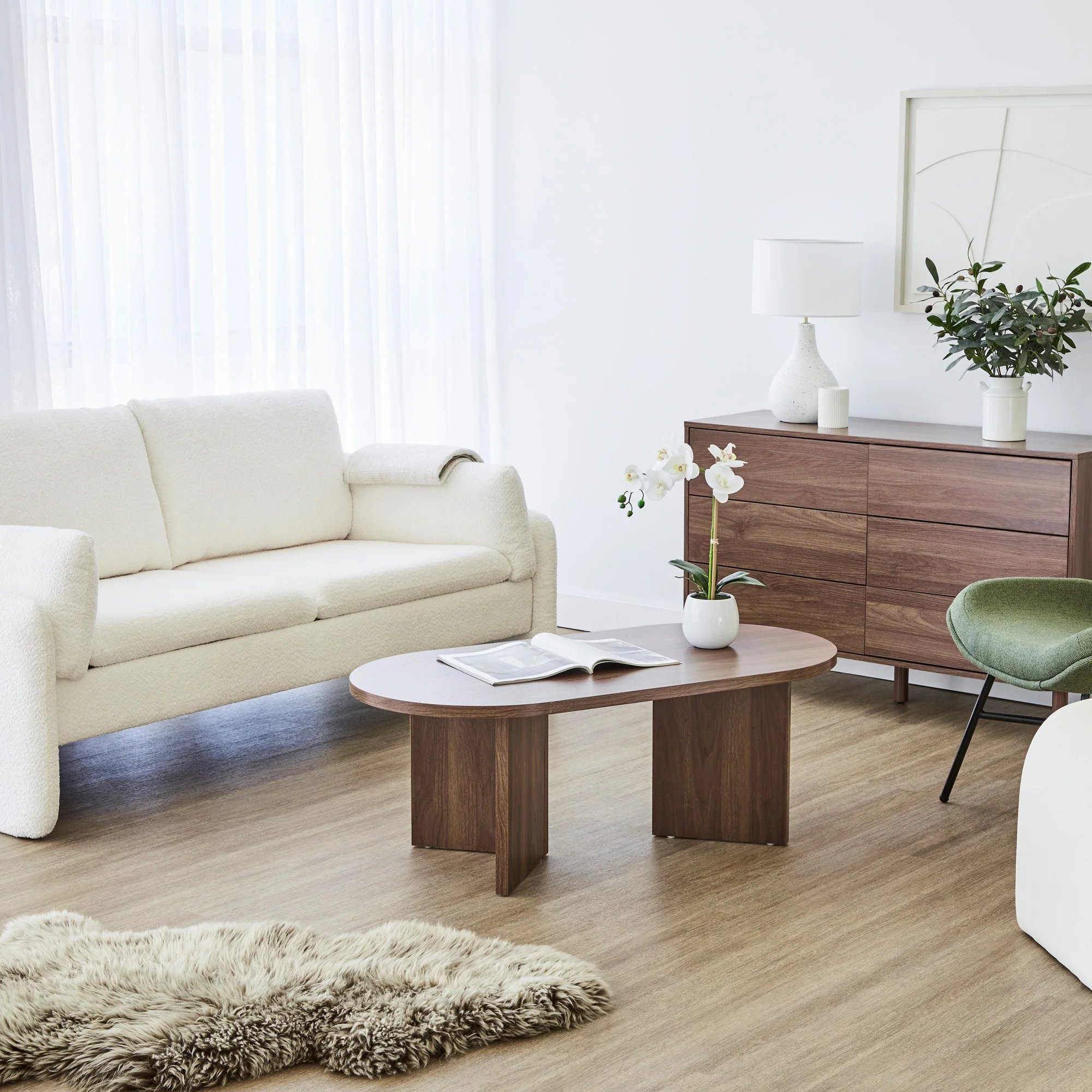 Norquay Coffee Table Walnut - Image 9