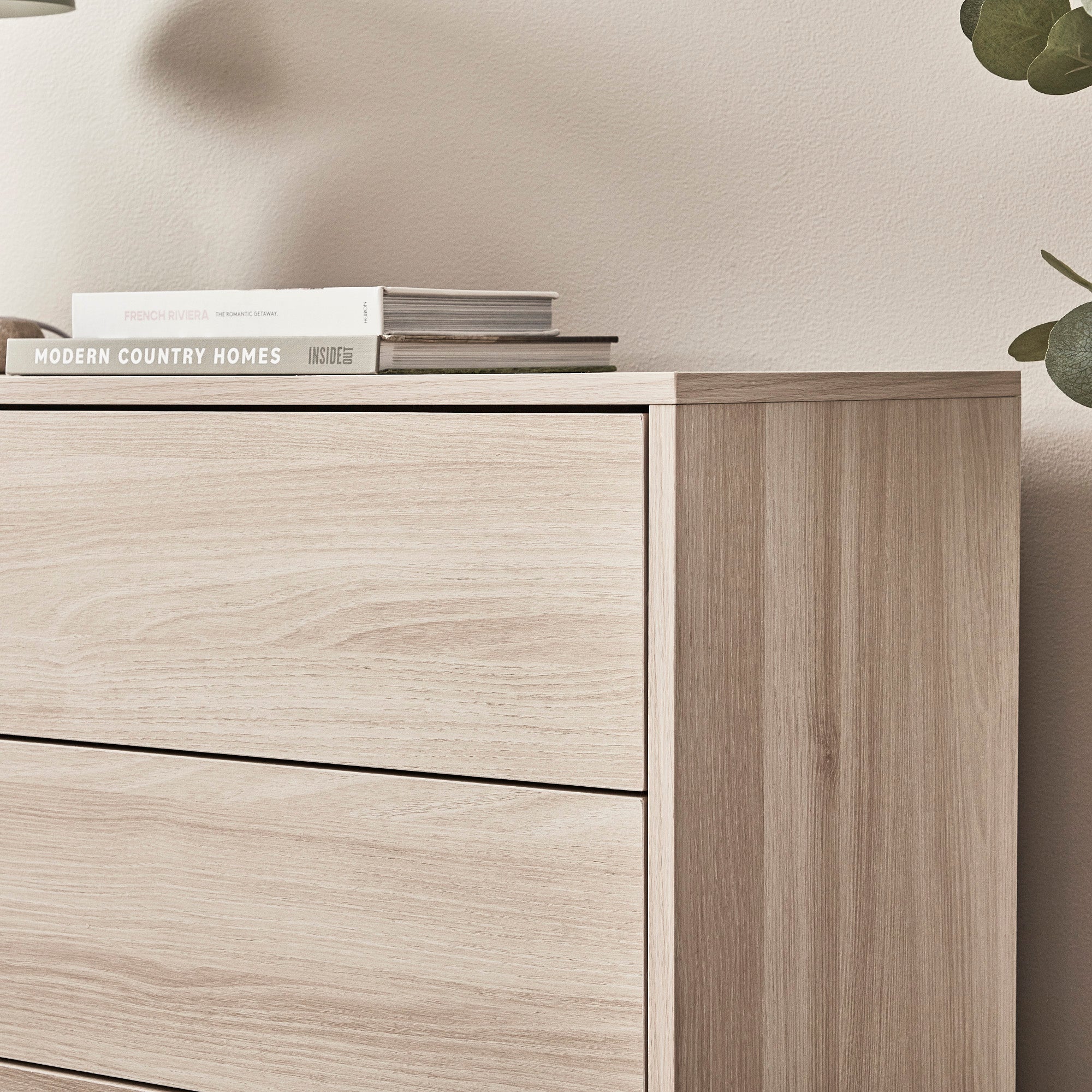 Norquay Chest of 6 Drawers Light Oak - Image 8