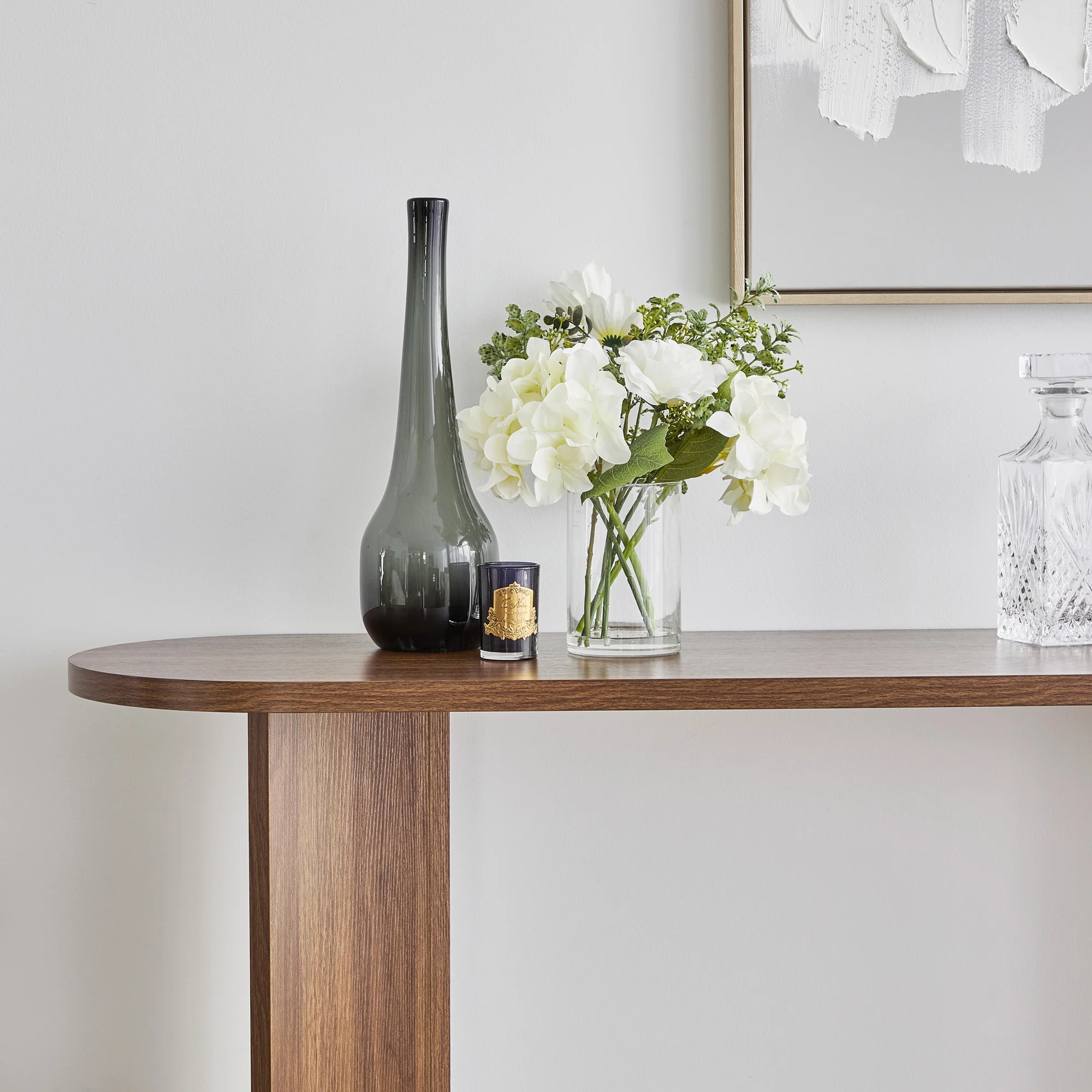 Norquay Console Table Walnut (140cm) - Image 7