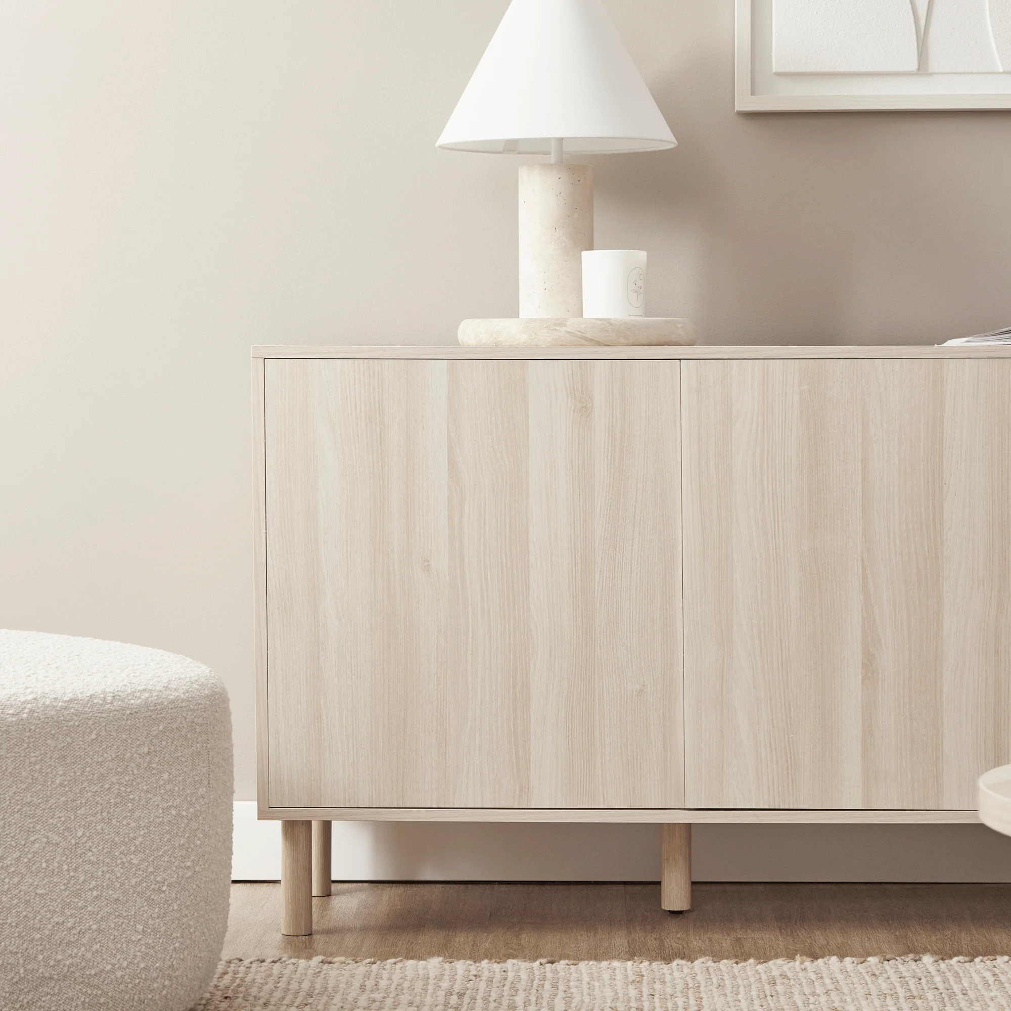 Norquay Sideboard Light Oak (160cm) - Image 4