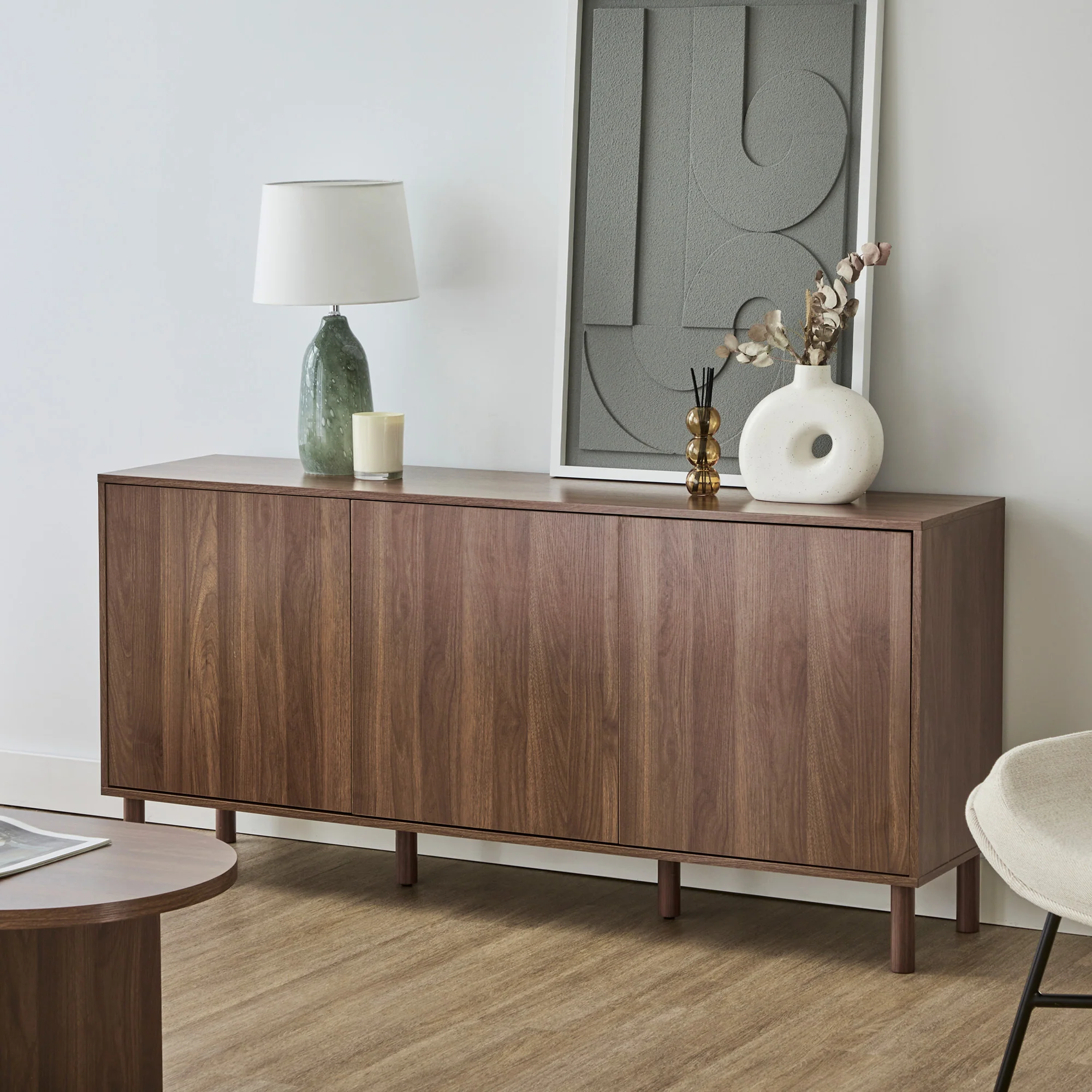 Norquay Sideboard Walnut (160cm) - Image 13