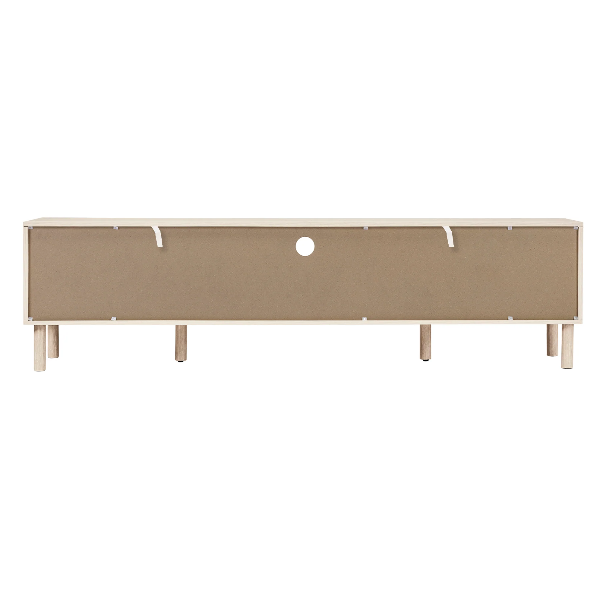 Norquay Entertainment Unit Light Oak (180cm) - Image 13
