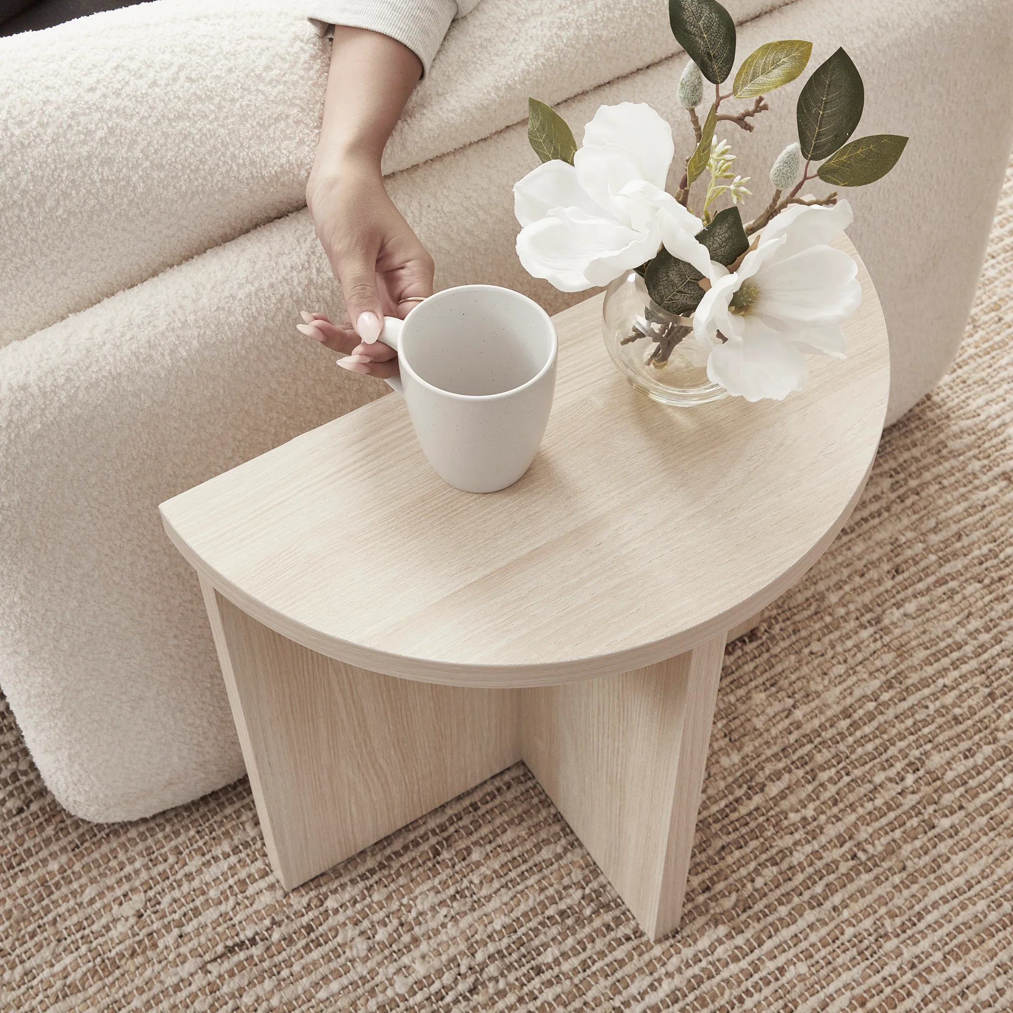 Norquay Side Table Light Oak - Image 4
