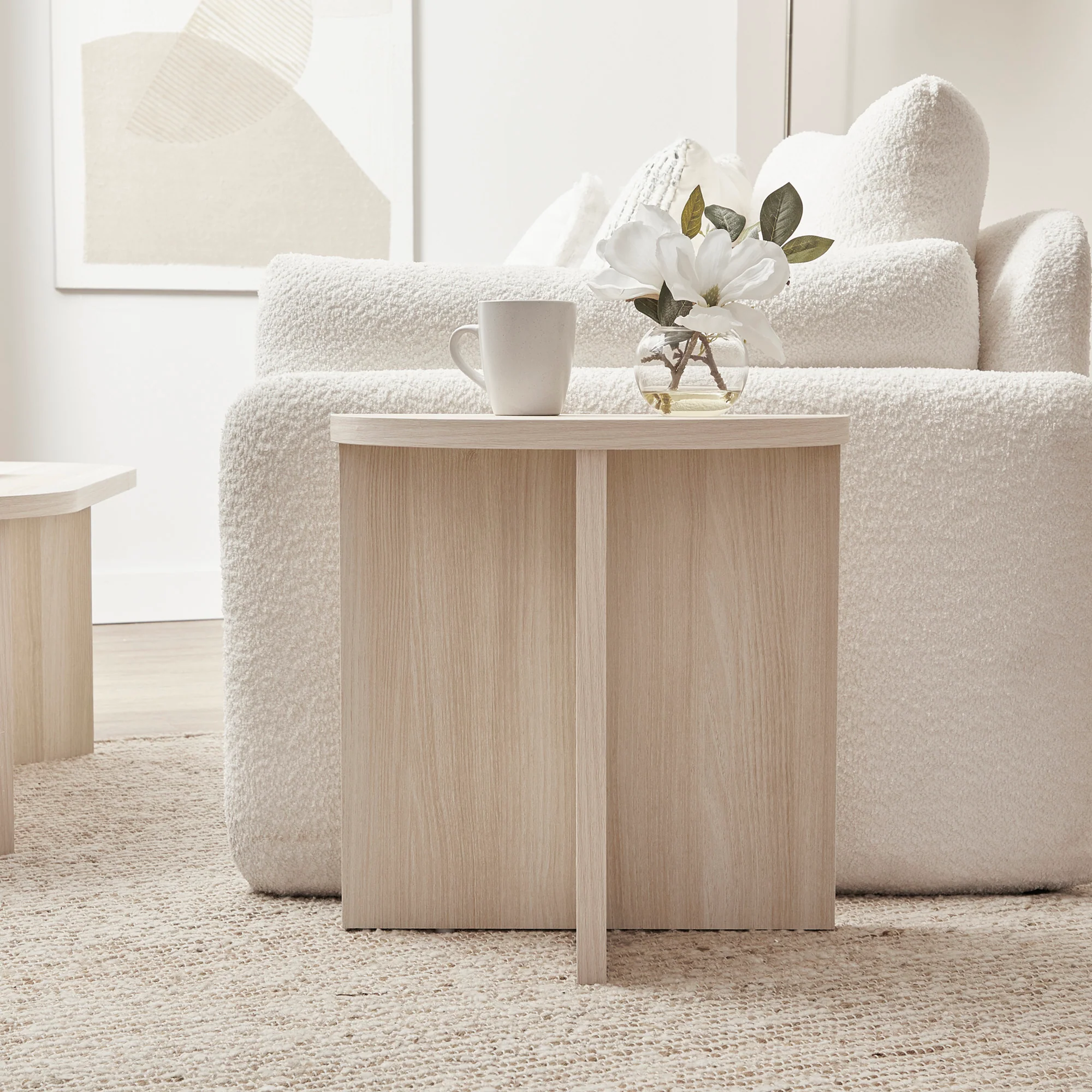 Norquay Side Table Light Oak - Image 5