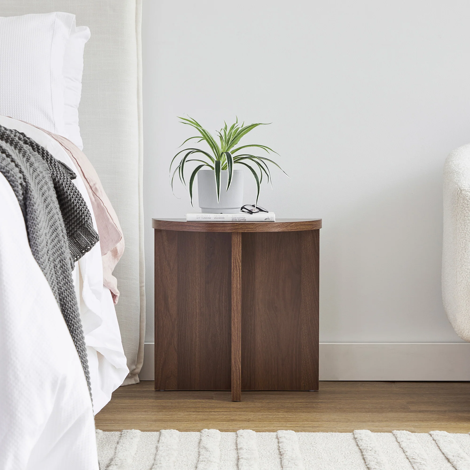 Norquay Side Table Walnut - Image 5