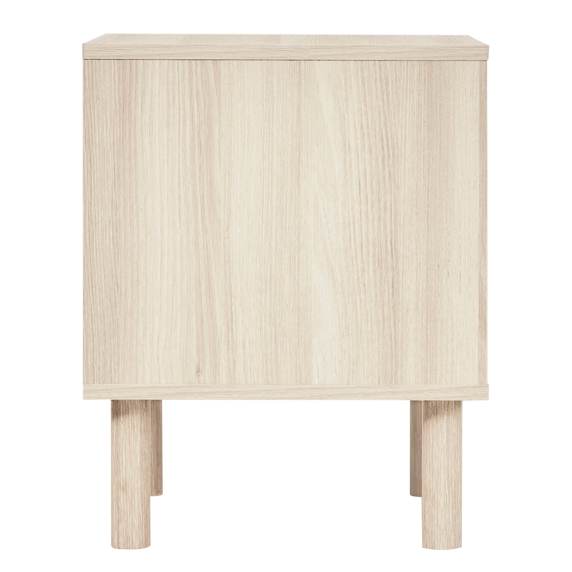 Norquay Bedside Table Light Oak - Image 11