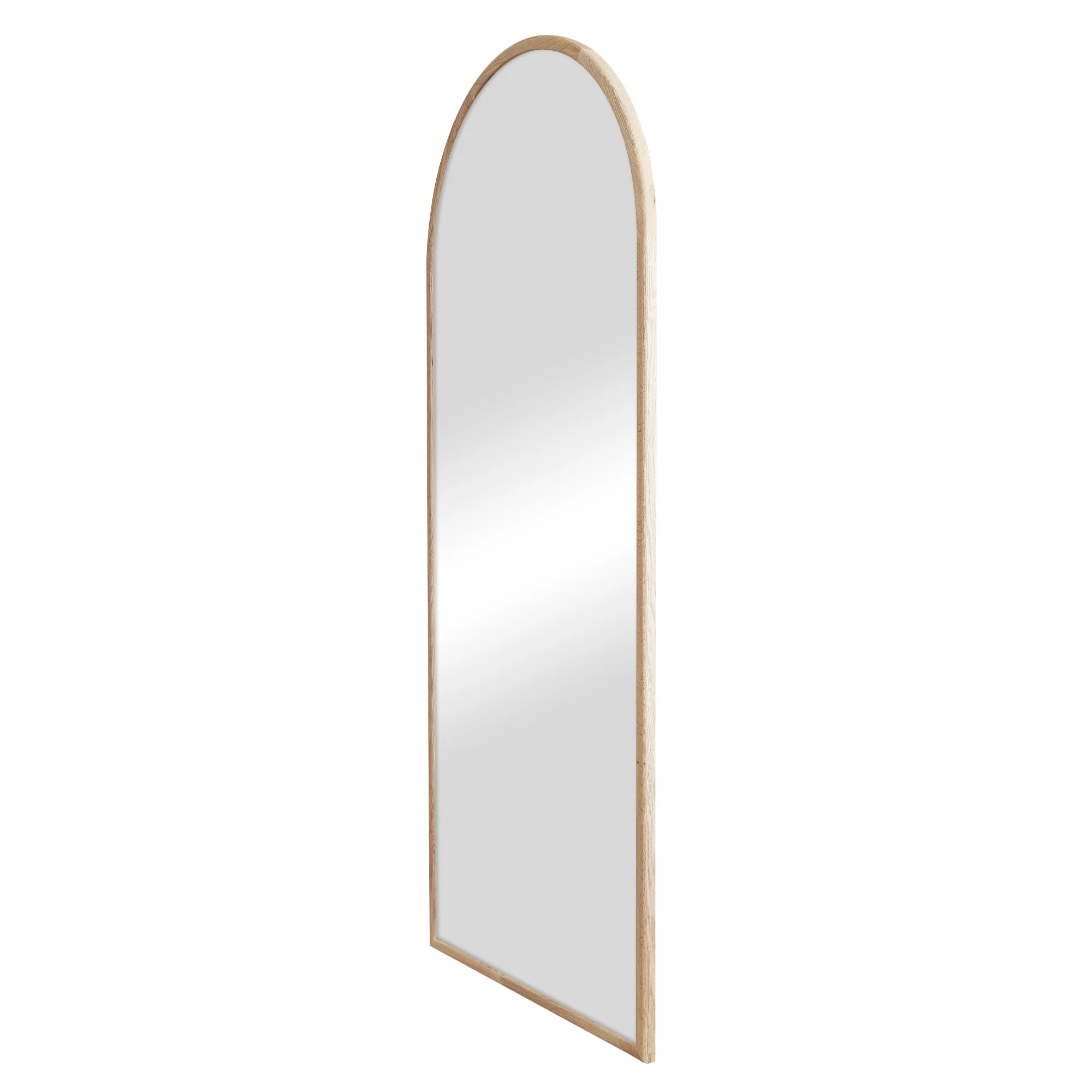 Oakleigh 180cm Arch Solid Oak Mirror Natural - Image 10