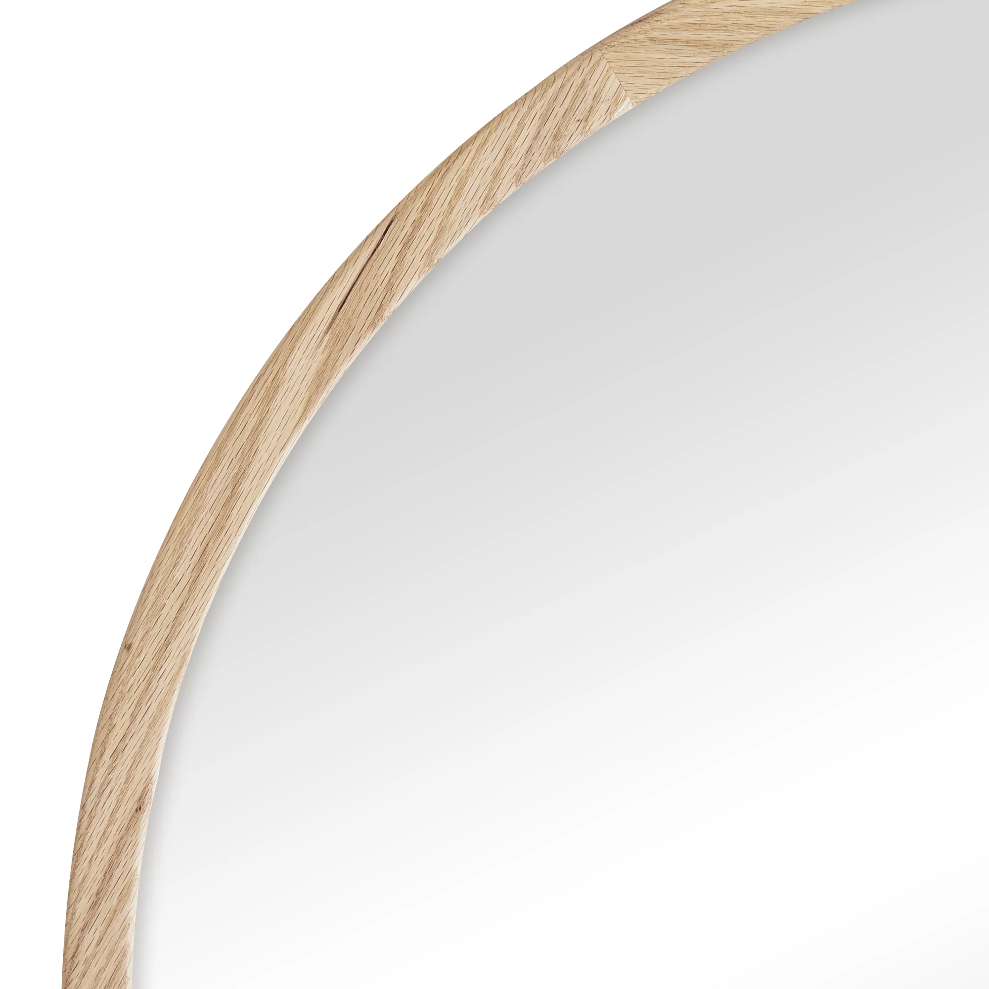 Oakleigh 180cm Arch Solid Oak Mirror Natural - Image 11