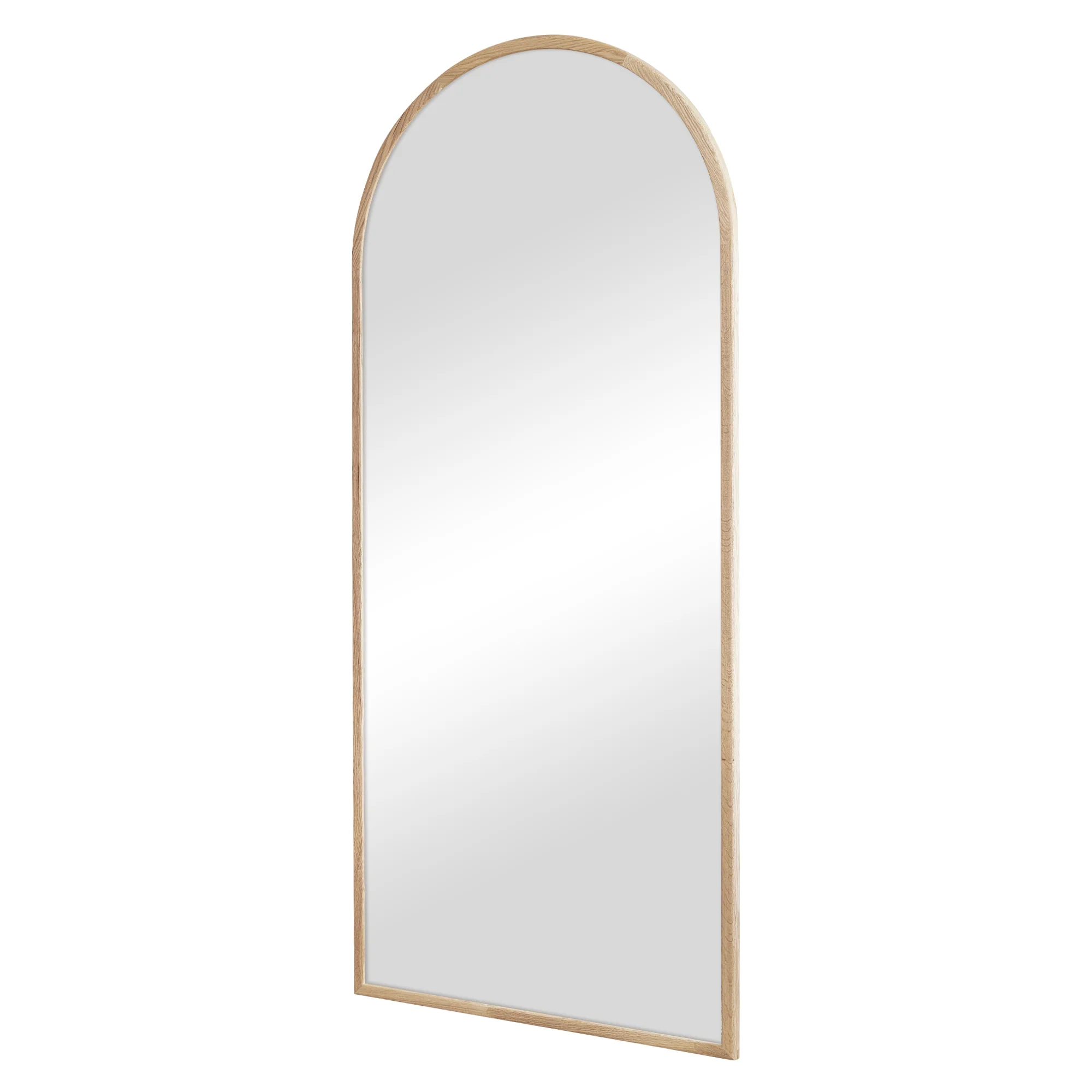 Oakleigh 180cm Arch Solid Oak Mirror Natural - Image 9