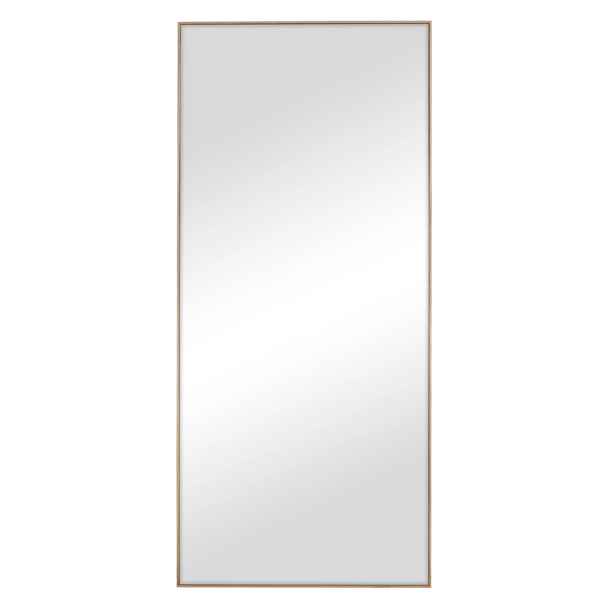 Oakleigh 180cm Rectangle Solid Oak Mirror Natural - Image 2