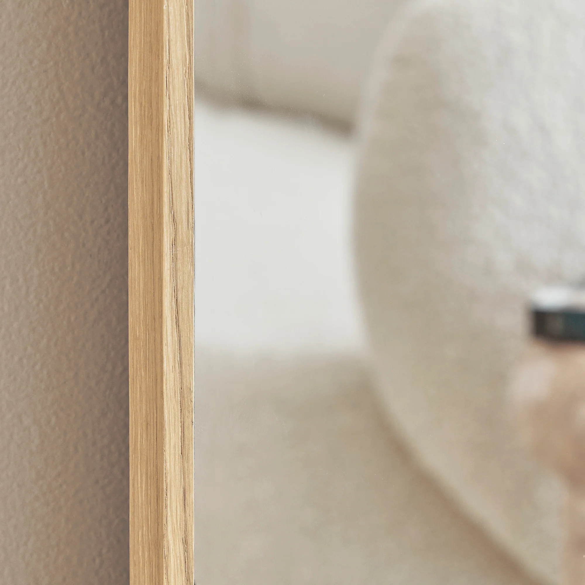 Oakleigh 180cm Rectangle Solid Oak Mirror Natural - Image 8