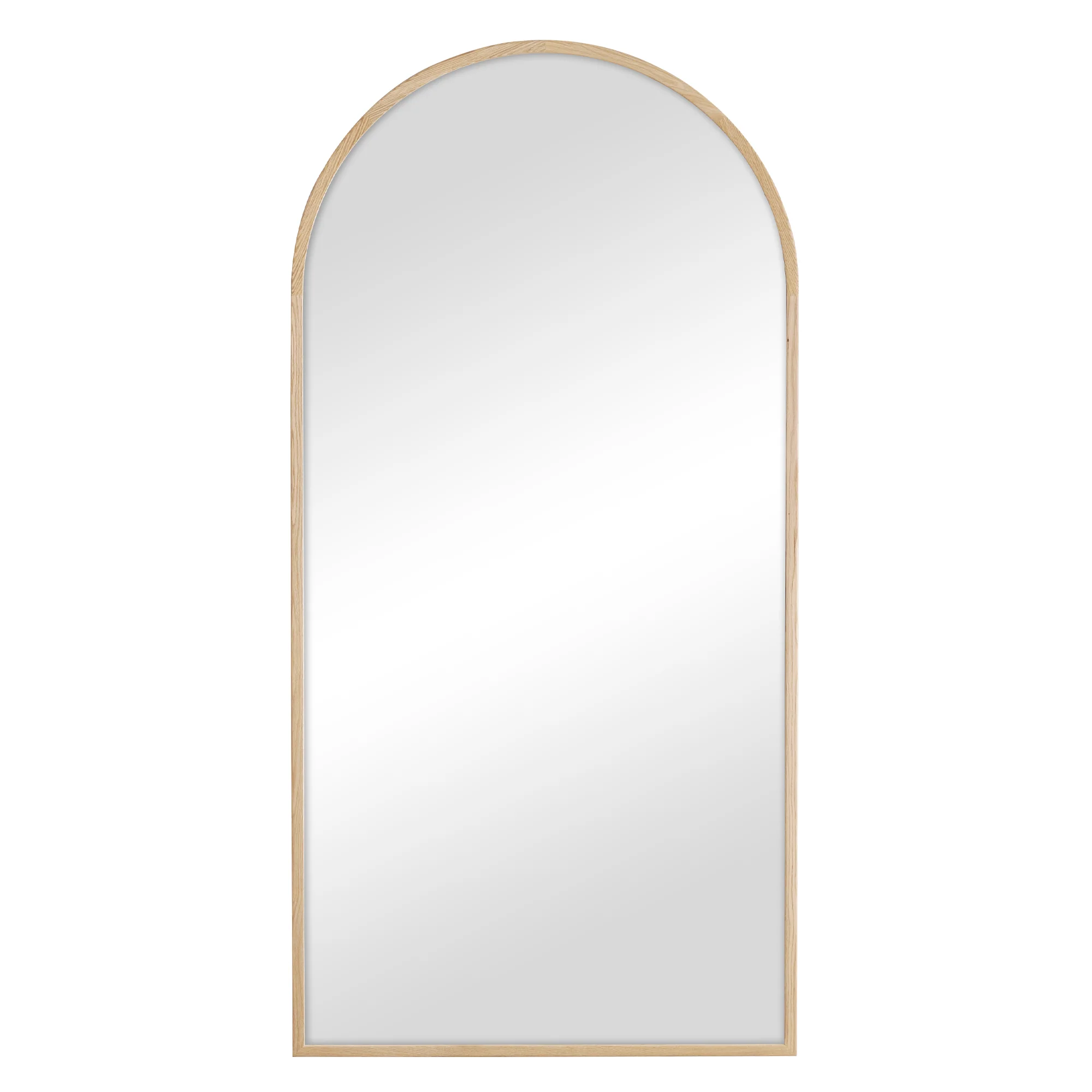 Oakleigh 200cm Arch Solid Oak Mirror Natural - Image 2