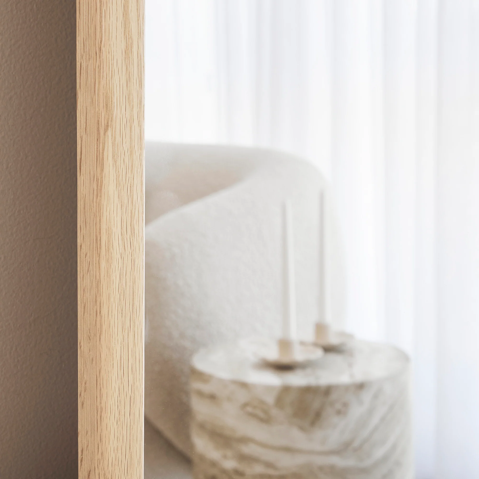 Oakleigh 200cm Arch Solid Oak Mirror Natural - Image 7