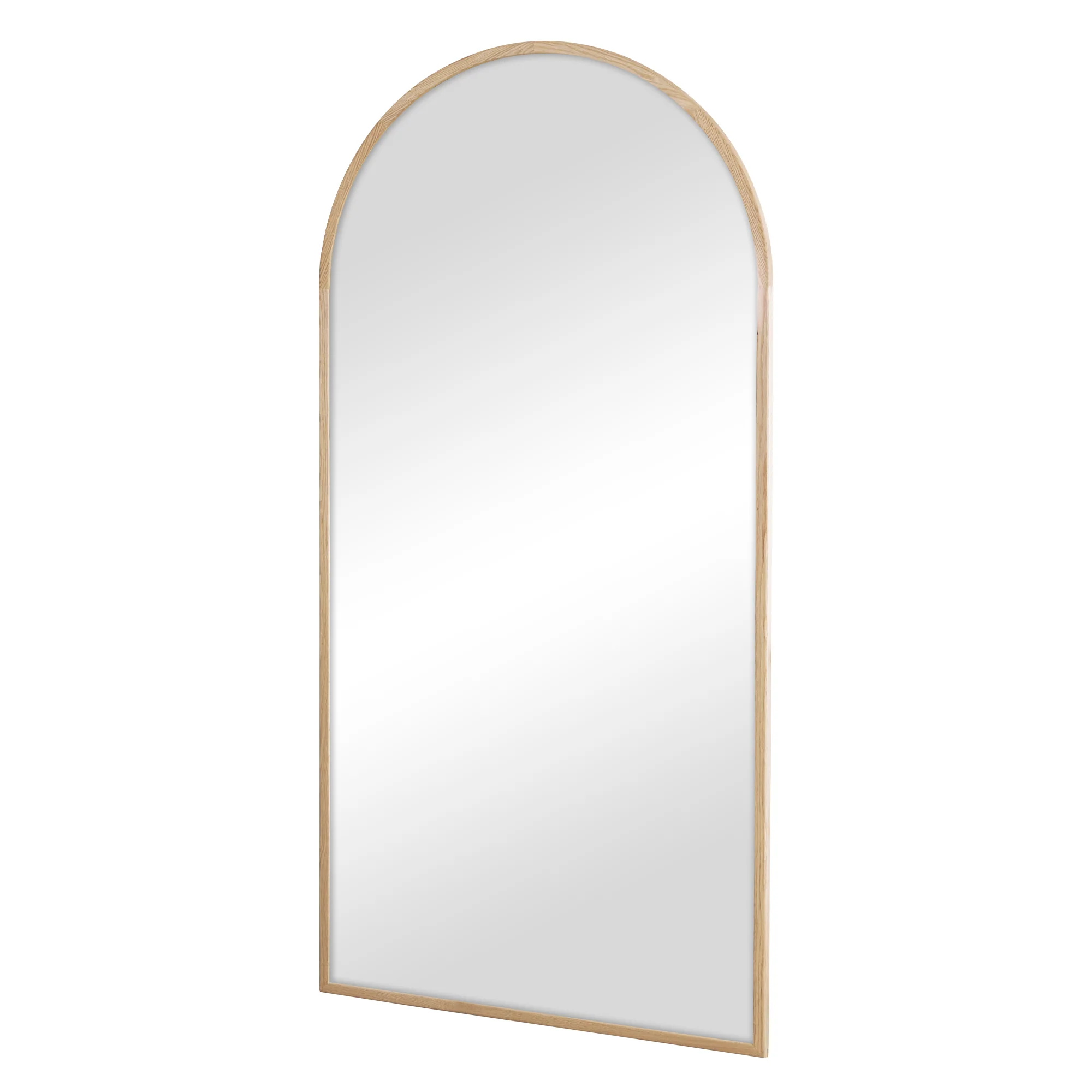 Oakleigh 200cm Arch Solid Oak Mirror Natural - Image 9