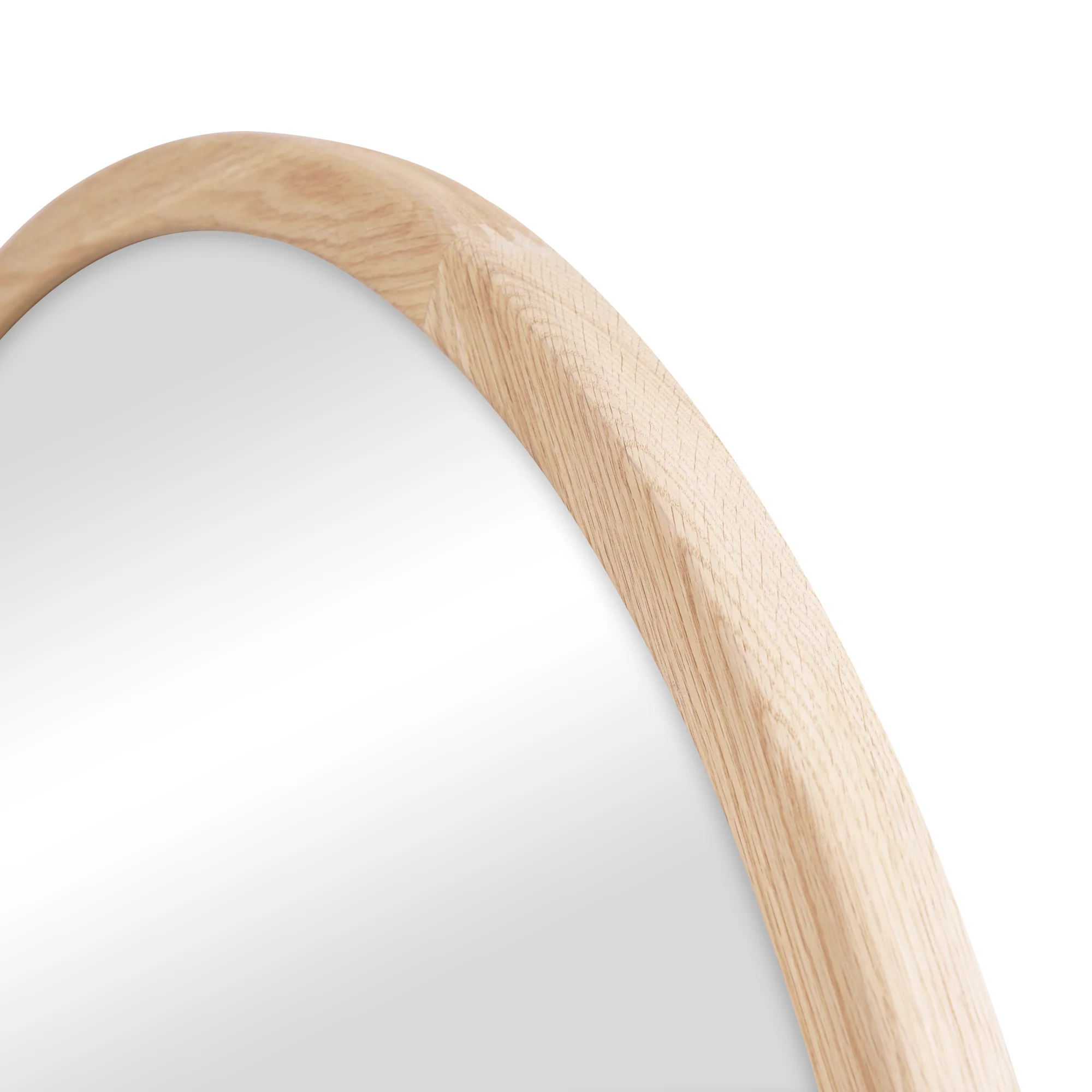 Oakleigh 85cm Arch Solid Oak Mirror Natural - Image 11