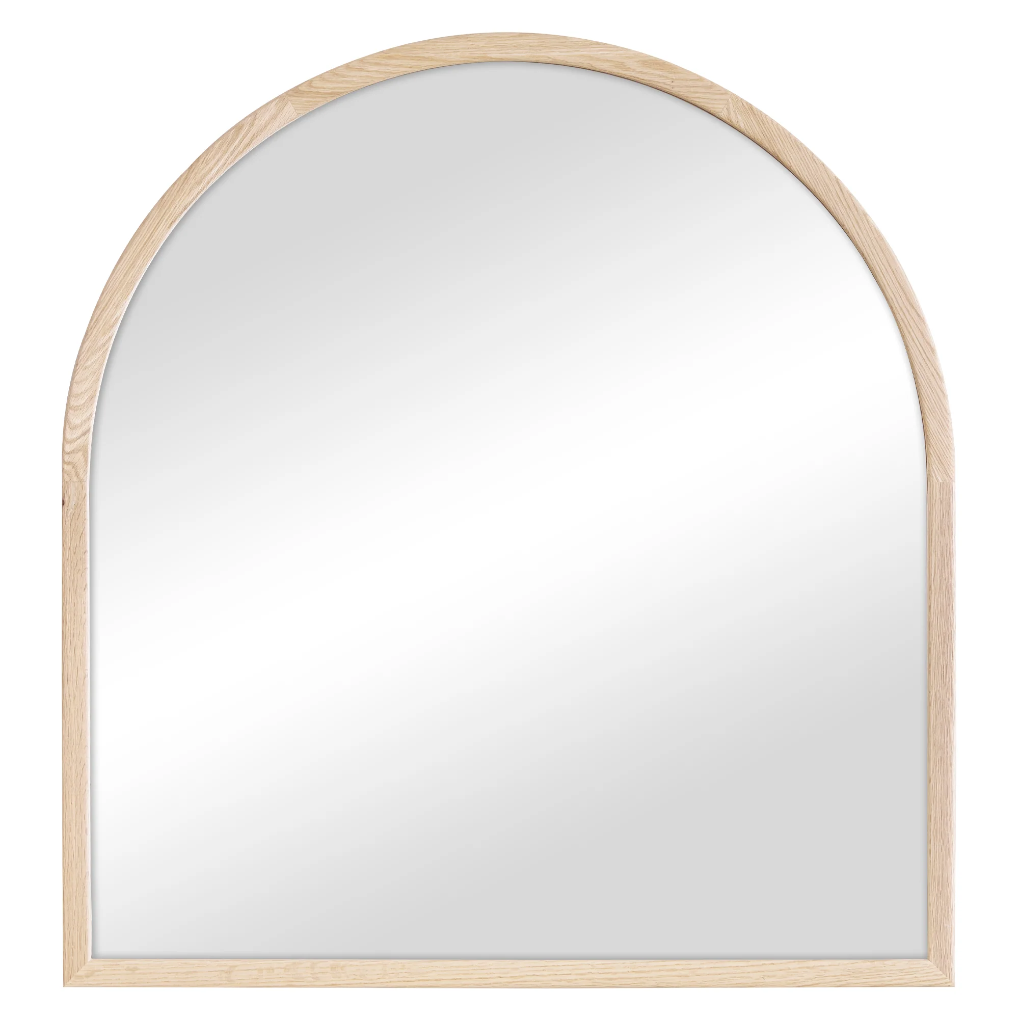 Oakleigh 85cm Arch Solid Oak Mirror Natural - Image 2