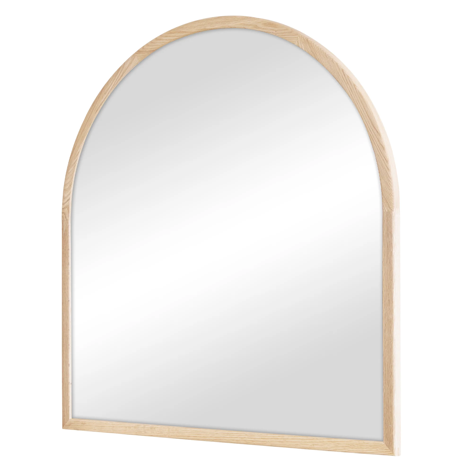 Oakleigh 85cm Arch Solid Oak Mirror Natural - Image 8