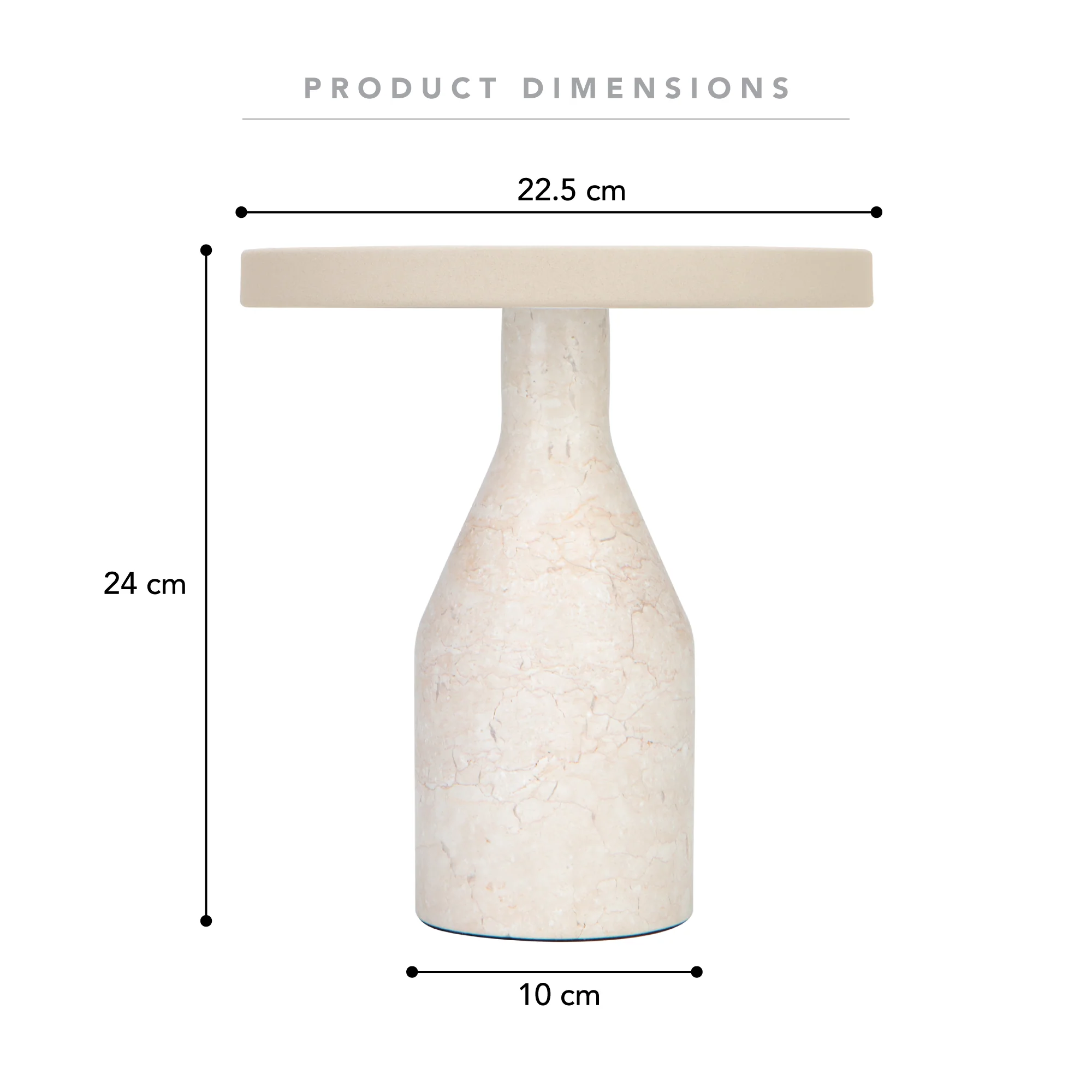Oliver LED Table Lamp Beige (Set of 2) - Image 3
