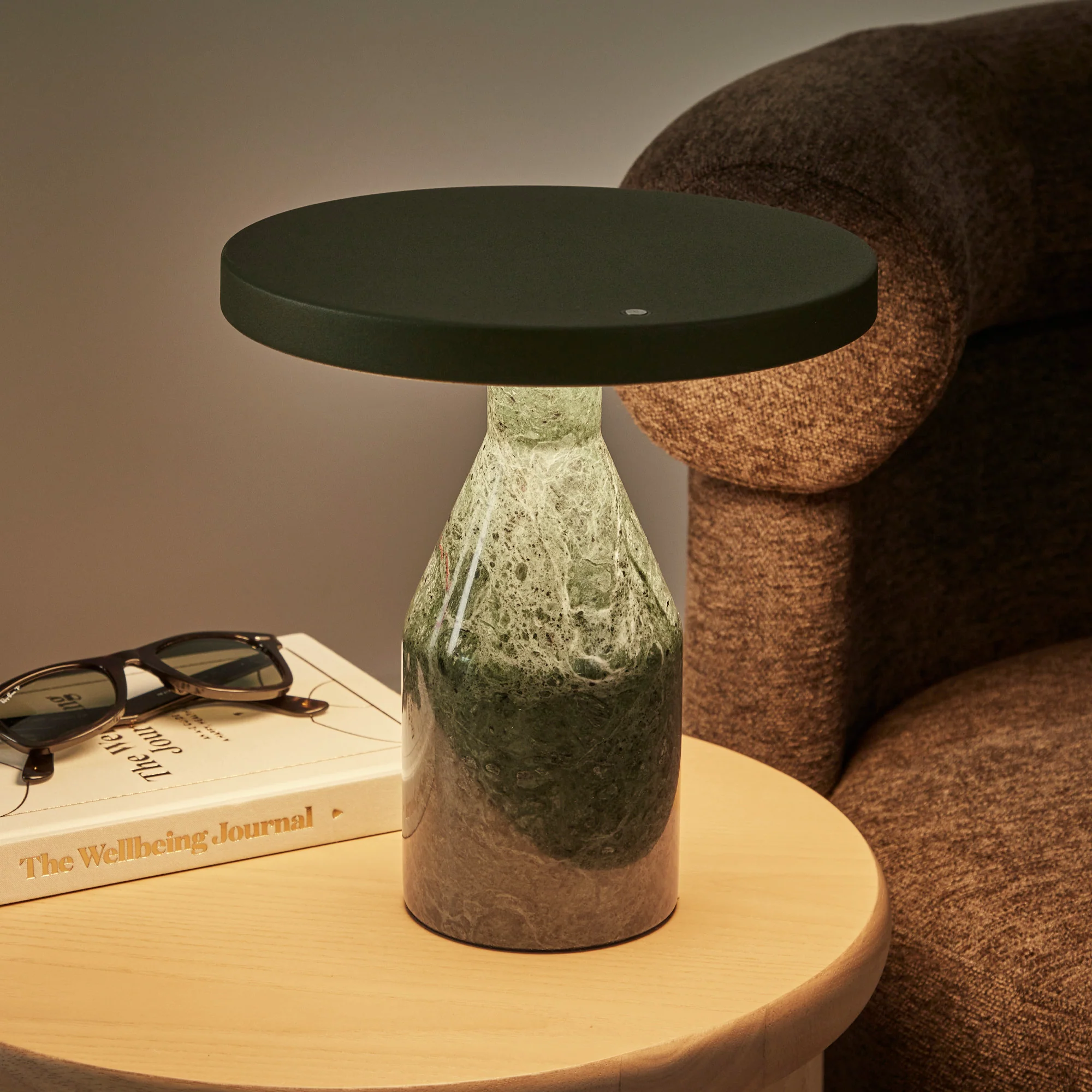 Oliver LED Table Lamp Olive (Set of 2) - Image 4