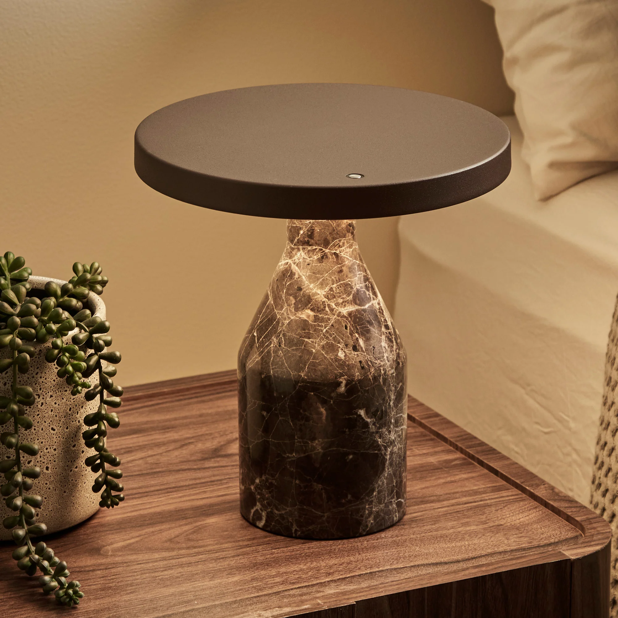 Oliver LED Table Lamp Cocoa - Image 5