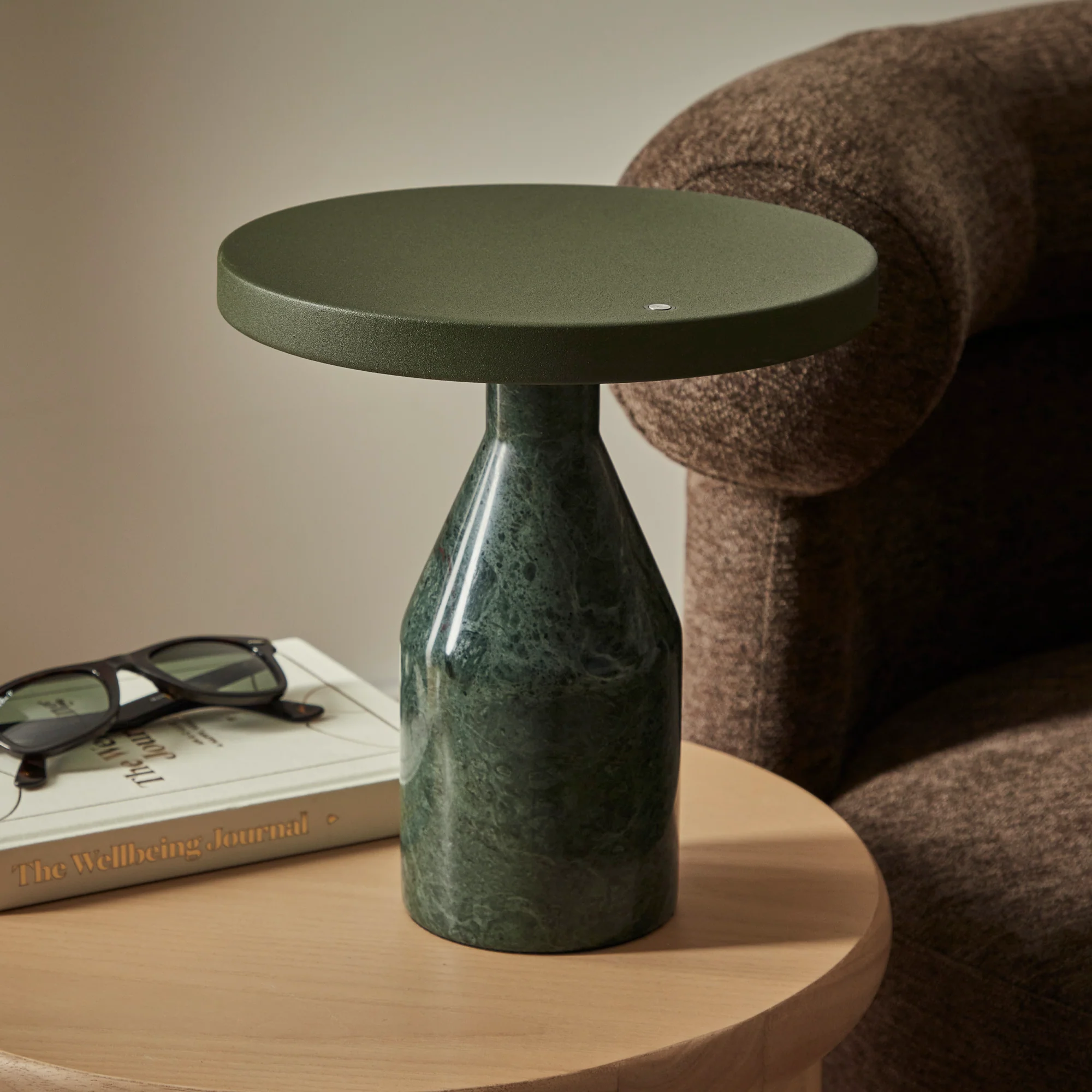 Oliver LED Table Lamp Olive - Image 2