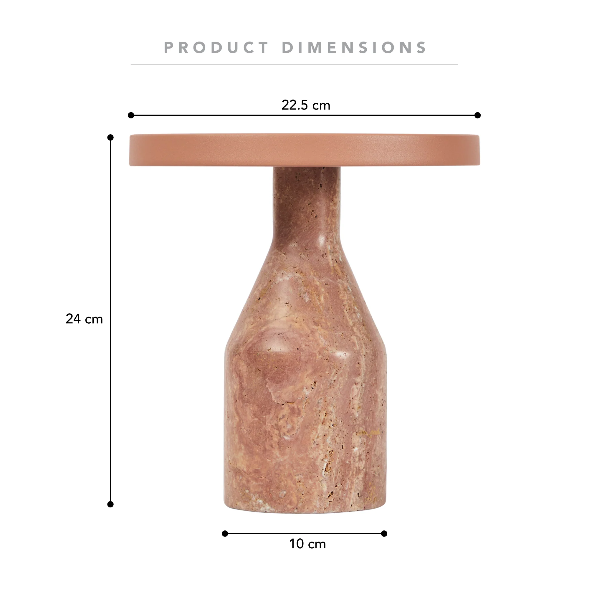 Oliver LED Table Lamp Terracotta - Image 3