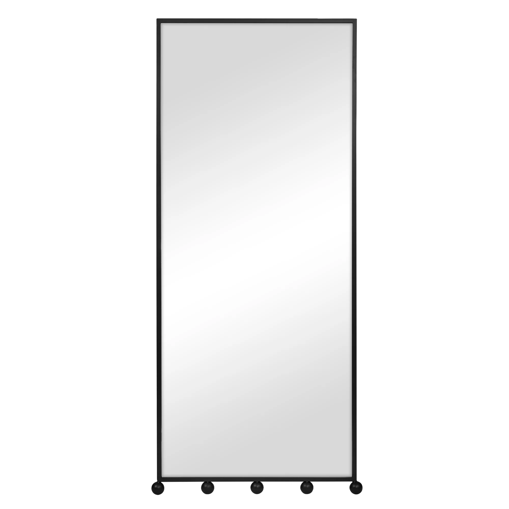 Orbit Sphere 180cm Floor Length Mirror Black - Image 2