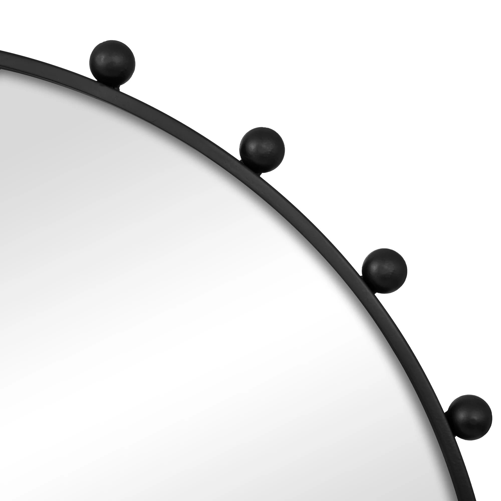 Orbit Sphere 90cm Round Mirror Black - Image 10
