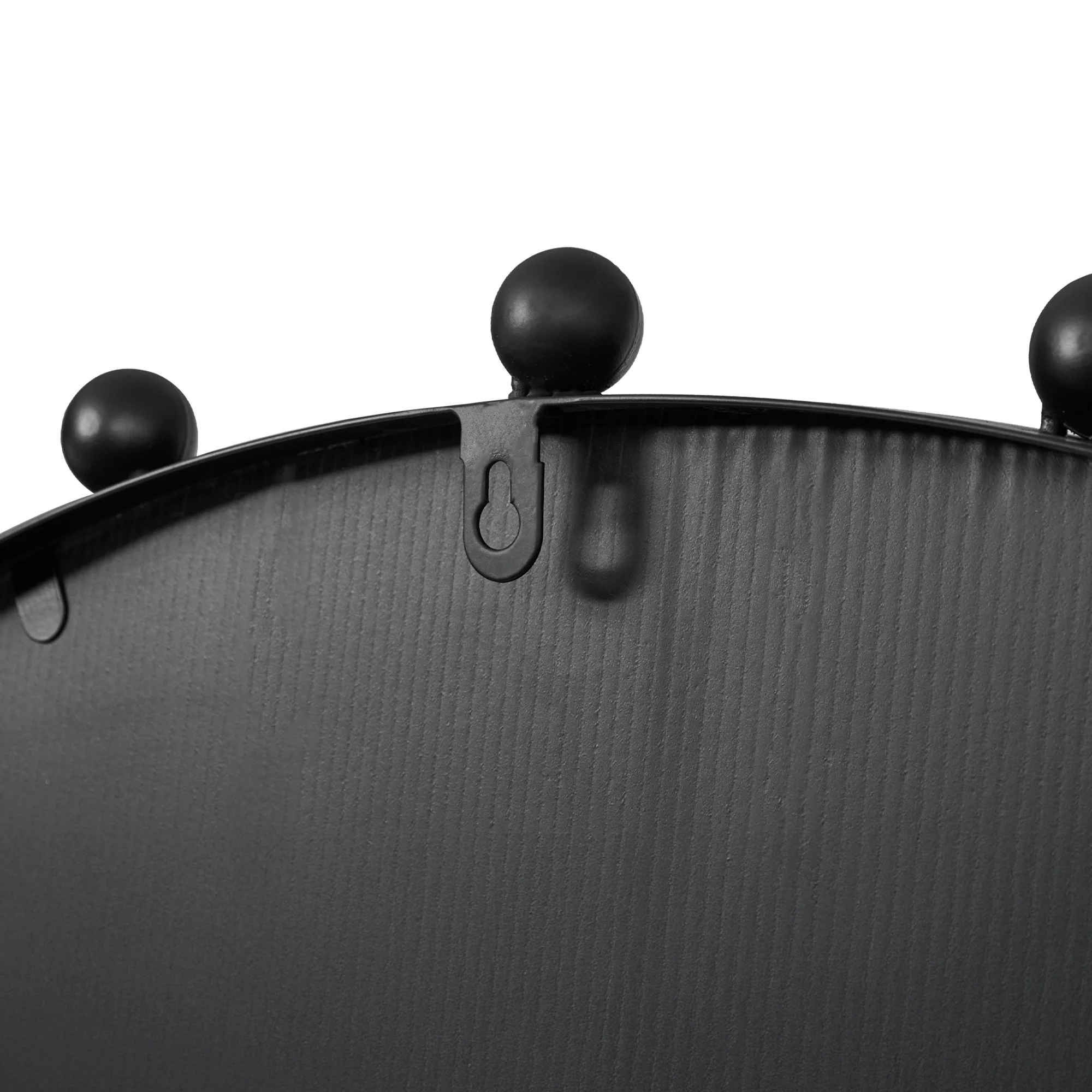 Orbit Sphere 90cm Round Mirror Black - Image 9