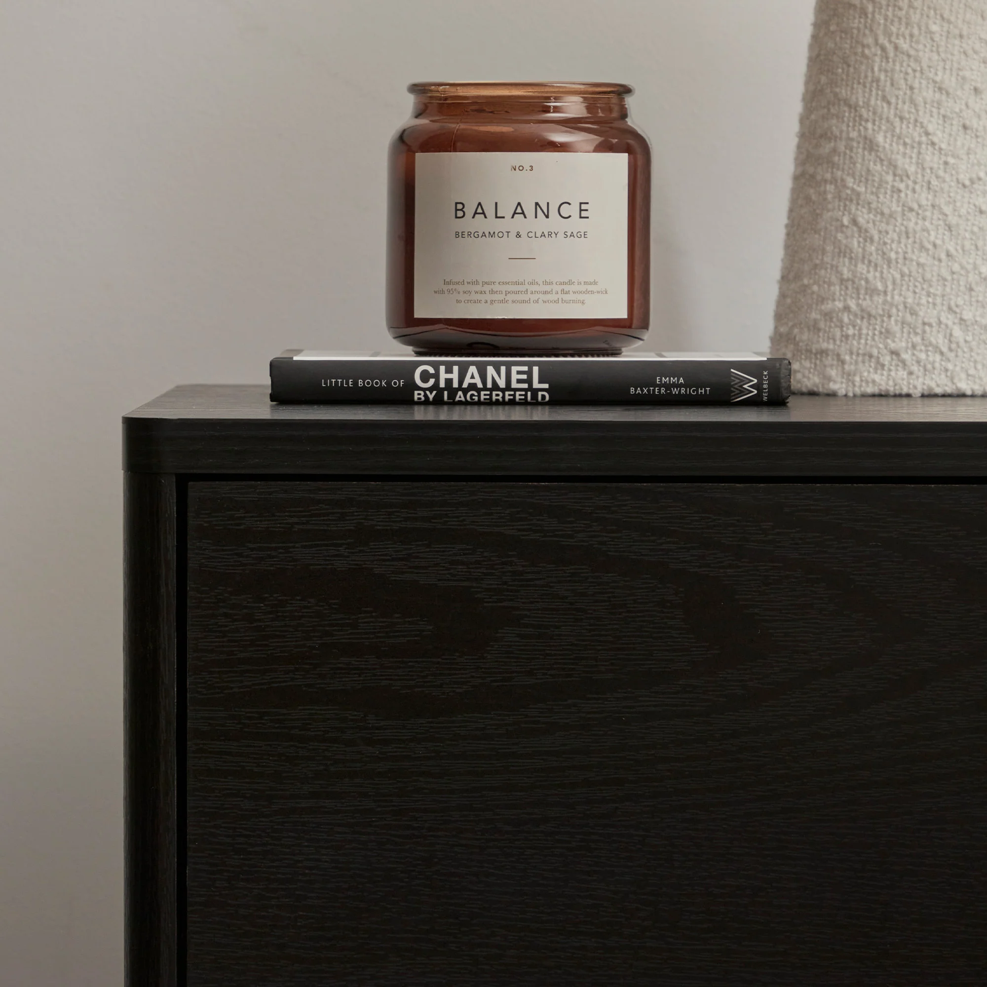 Oxford Bedside Table Black - Image 6
