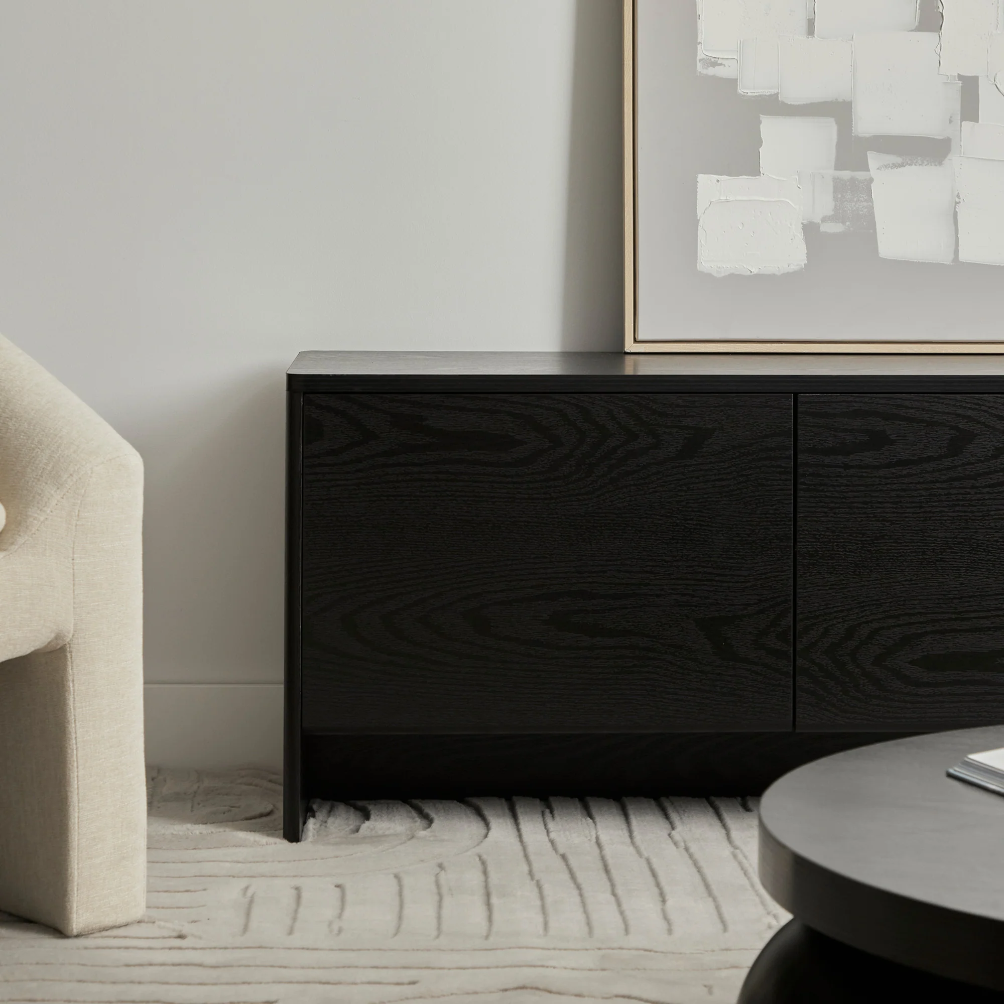 Oxford Entertainment Unit Black (160cm) - Image 4
