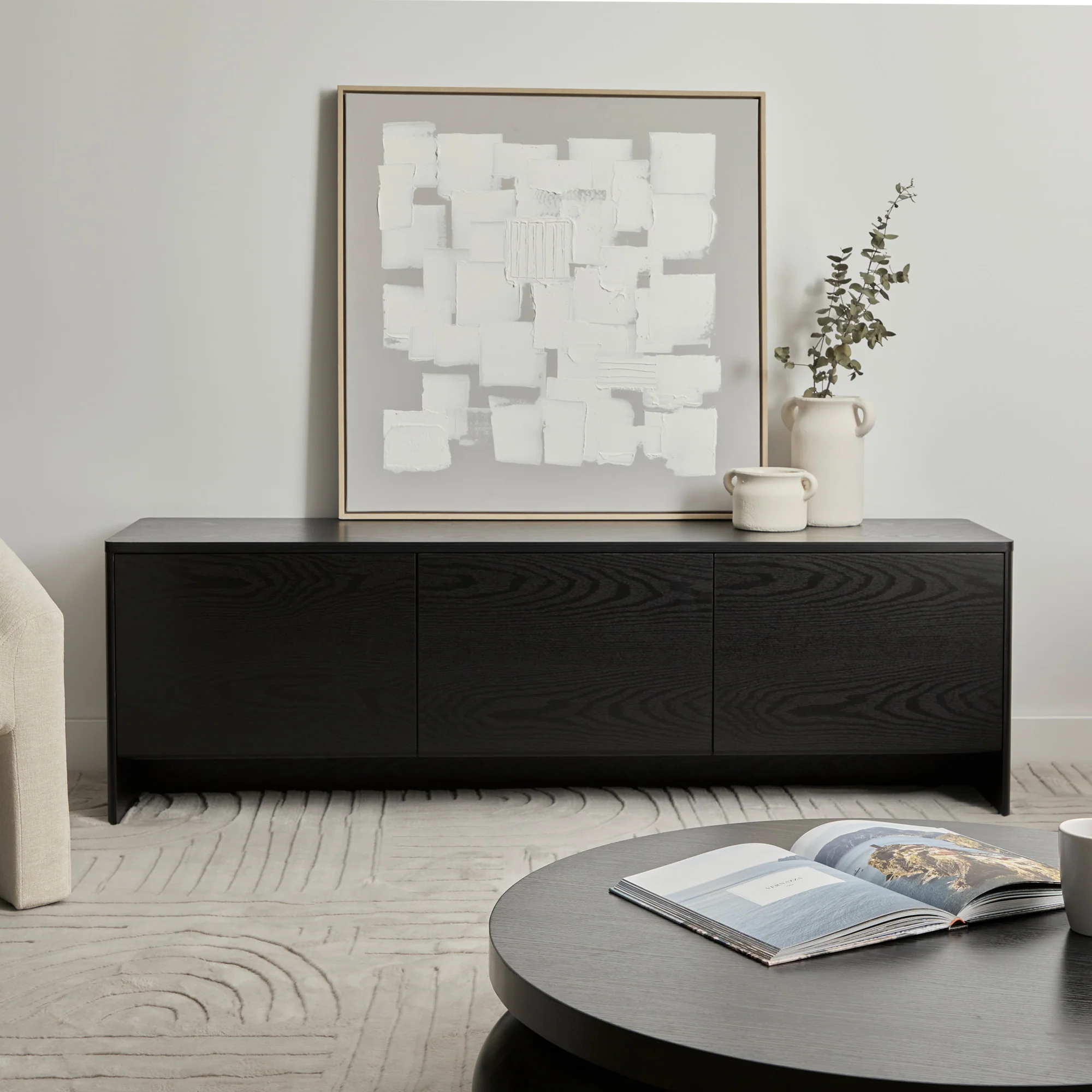 Oxford Entertainment Unit Black (160cm) - Image 6