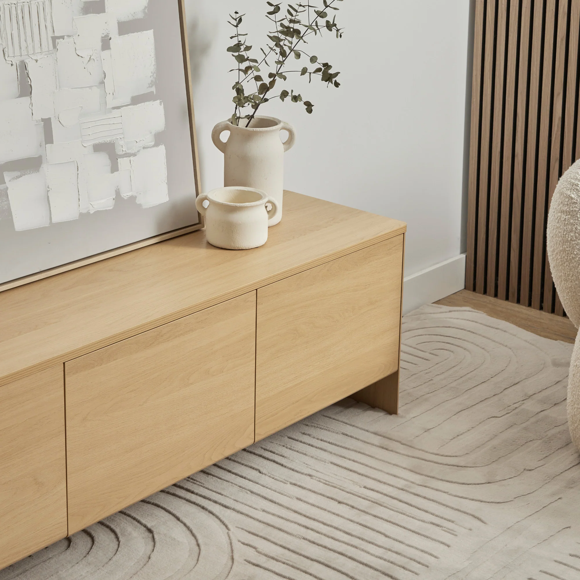 Oxford Entertainment Unit Oak (160cm) - Image 9