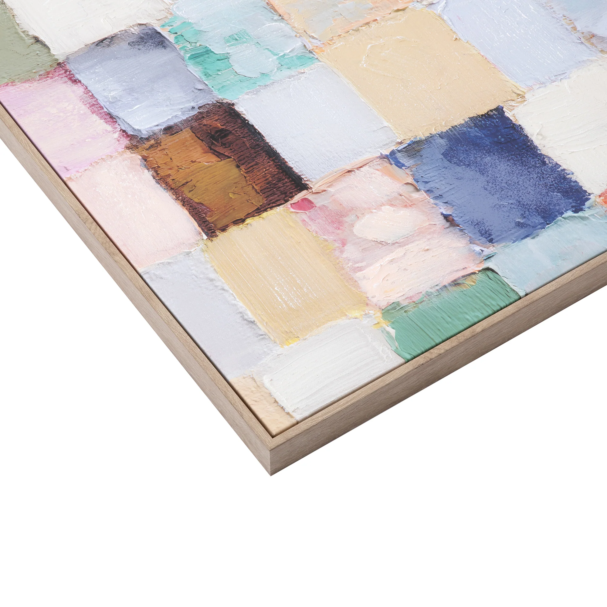 Pastel Blocks Wall Art 82x82cm - Image 4