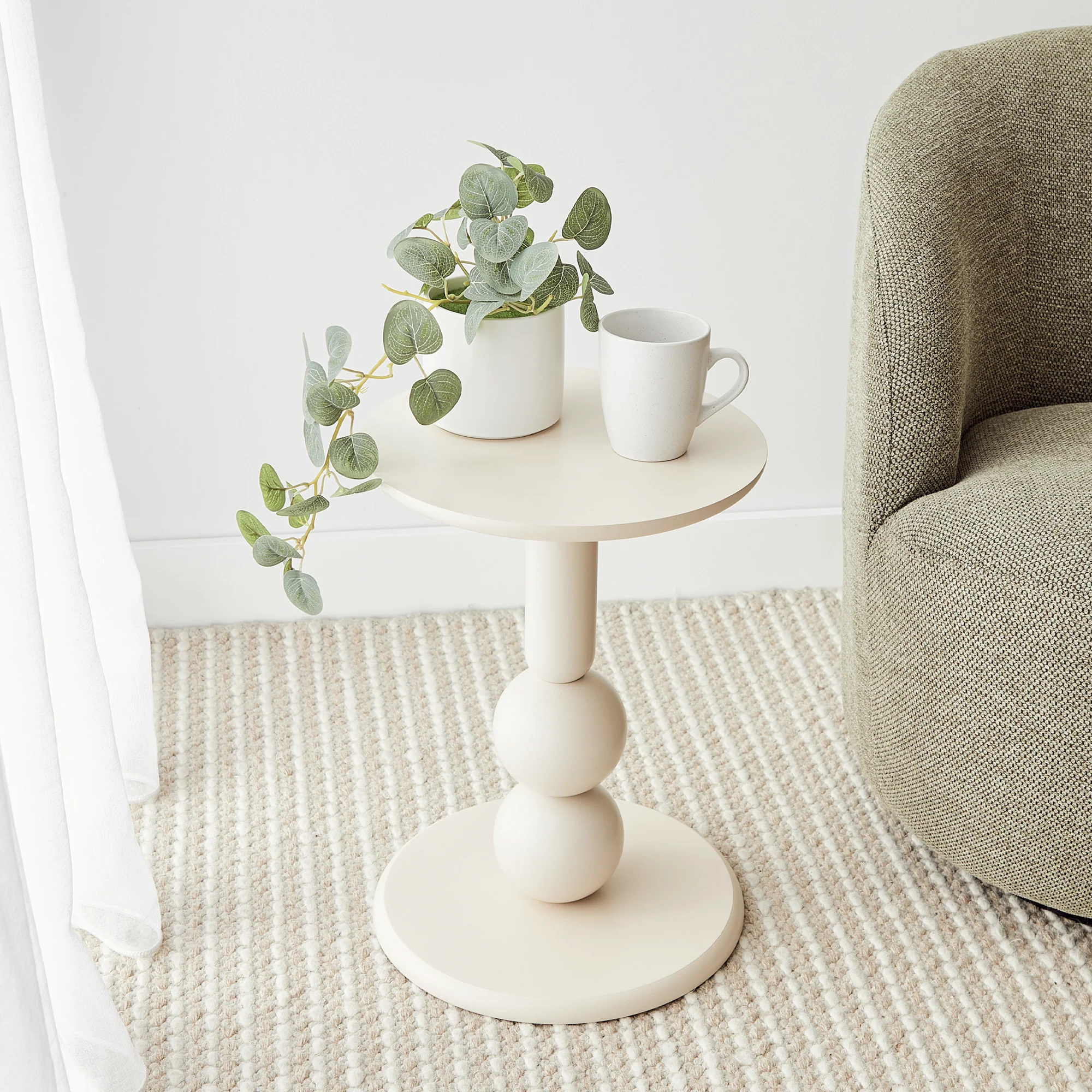 Peonie Side Table Birch - Image 5