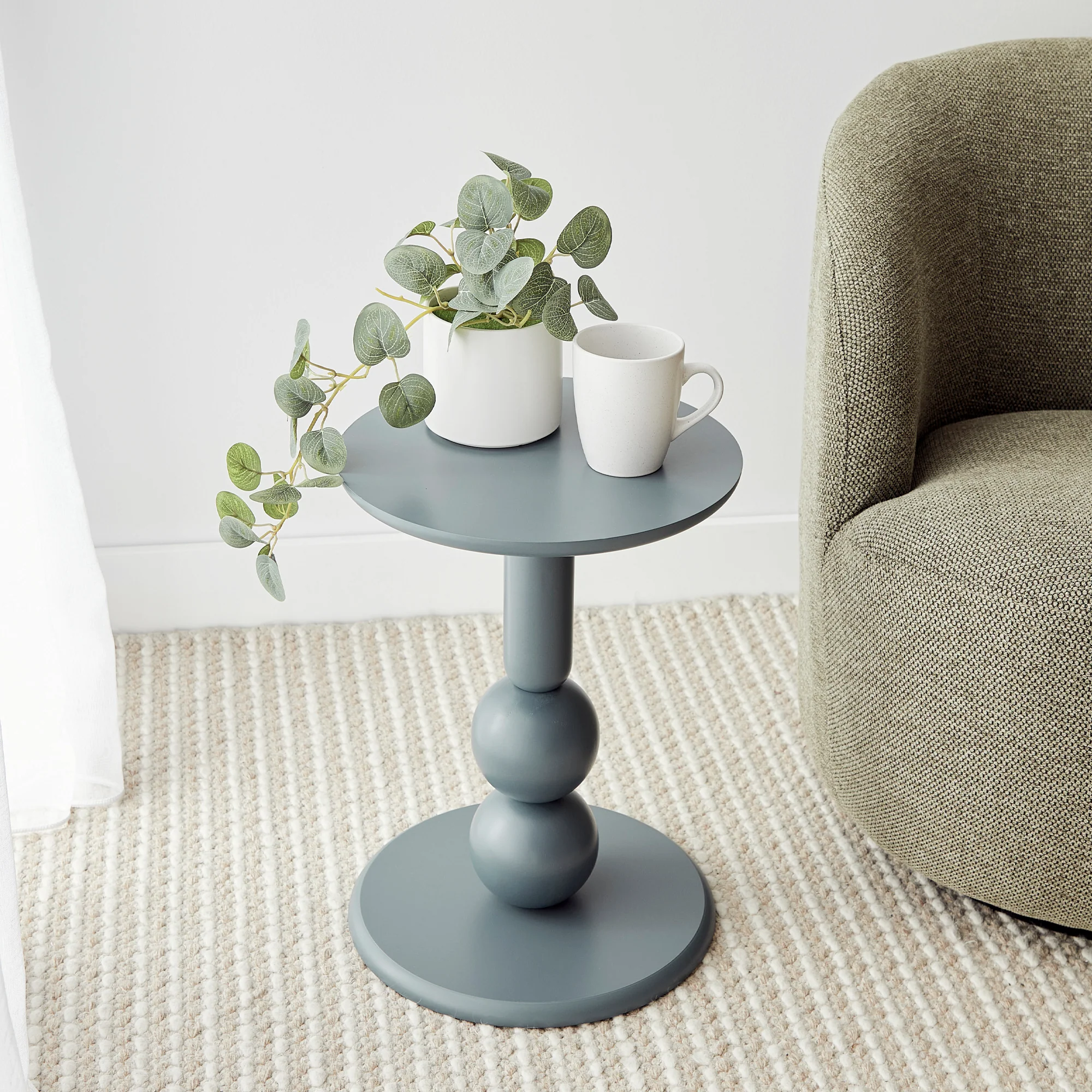 Peonie Side Table Blue - Image 5