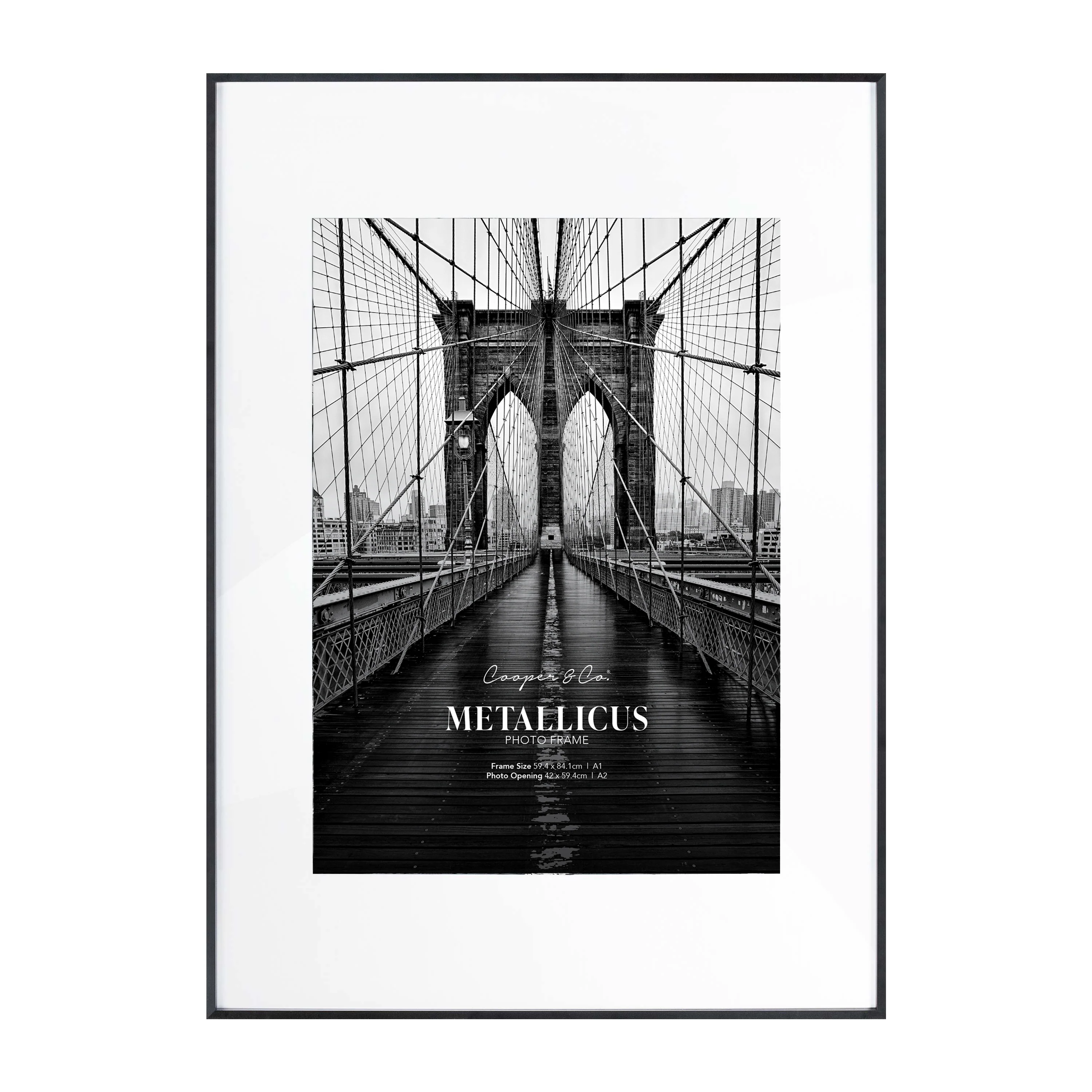 A1 Mat to A2 Premium Metal Photo Frame