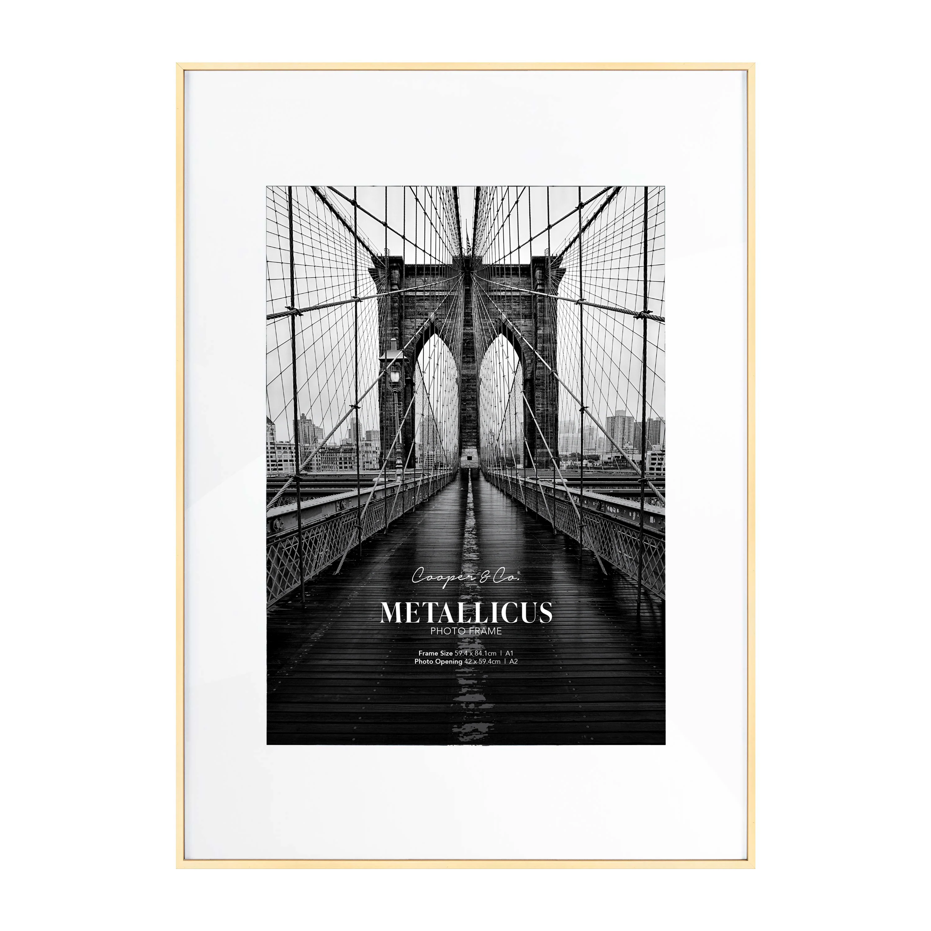 A1 Mat to A2 Premium Metal Photo Frame - Image 7