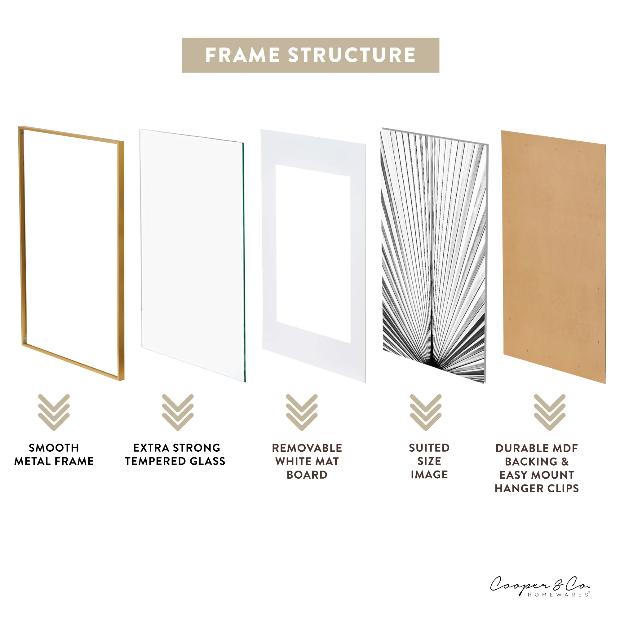 A1 Mat to A2 Premium Metal Photo Frame - Image 9
