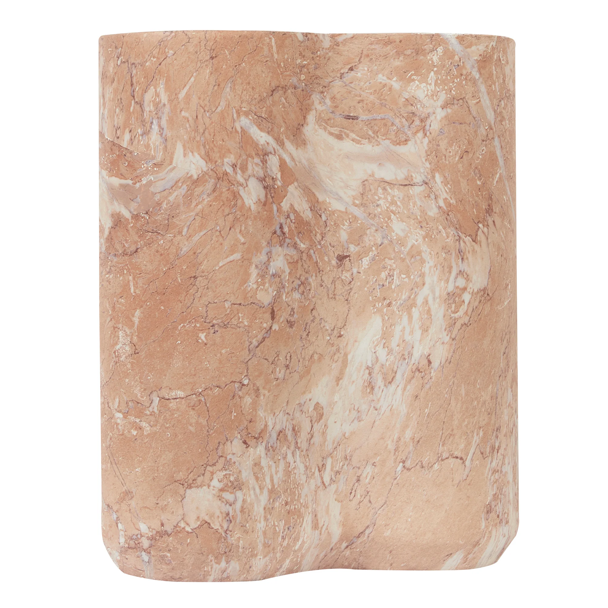 Poppy MgO Side Table Tea Rose Marble Look - Image 10