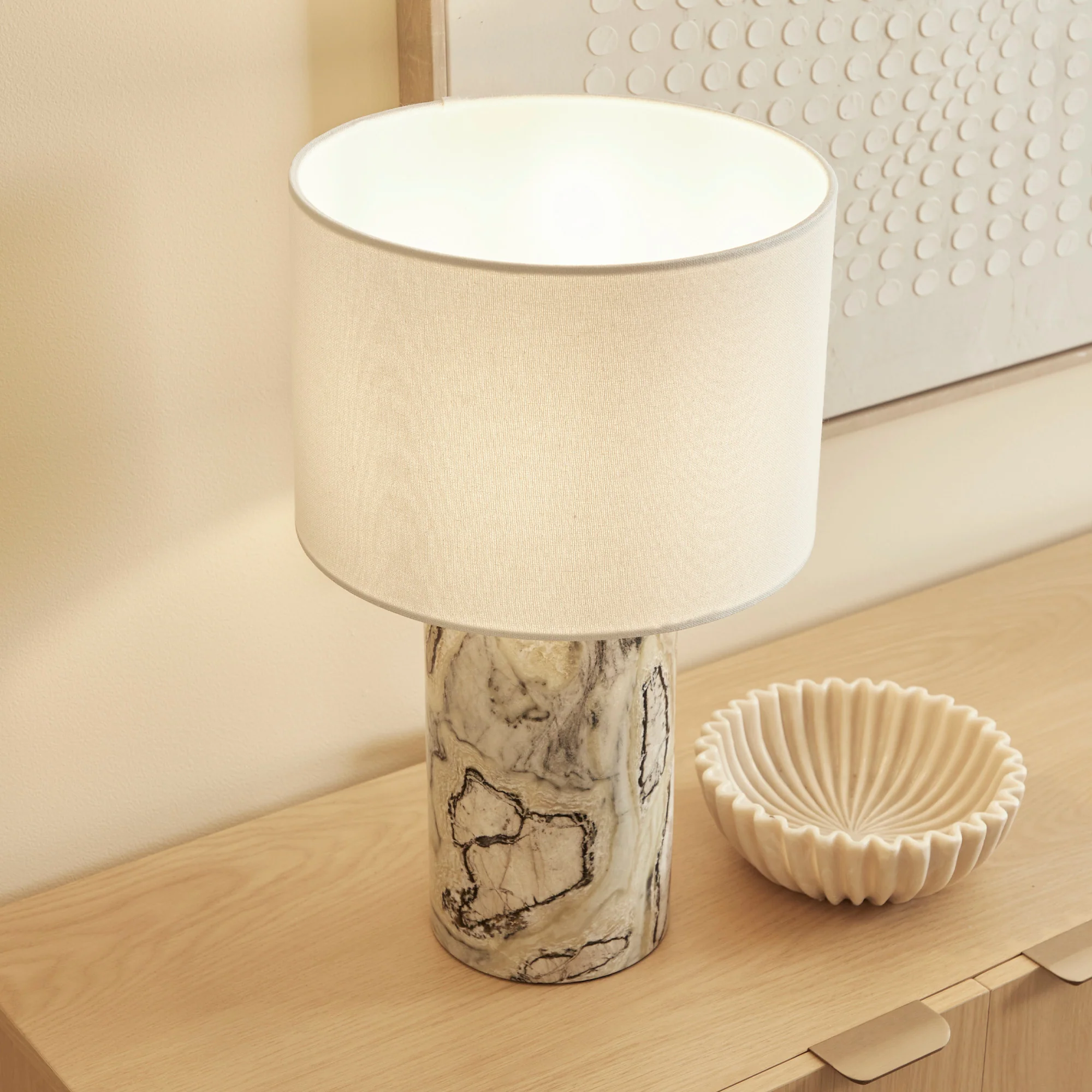 Quinn Marble Table Lamp Jade - Image 5