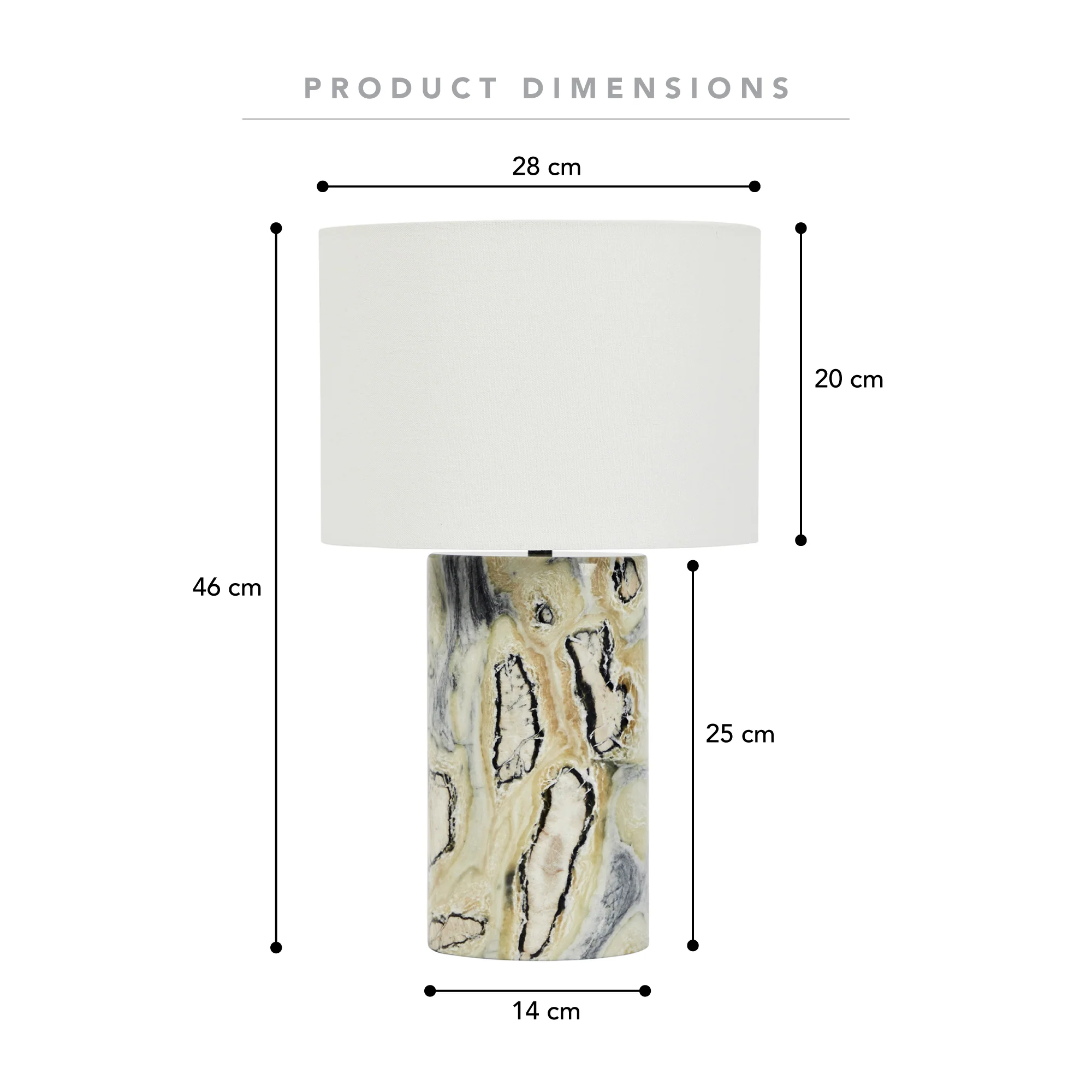 Quinn Marble Table Lamp Jade (Set of 2) - Image 3