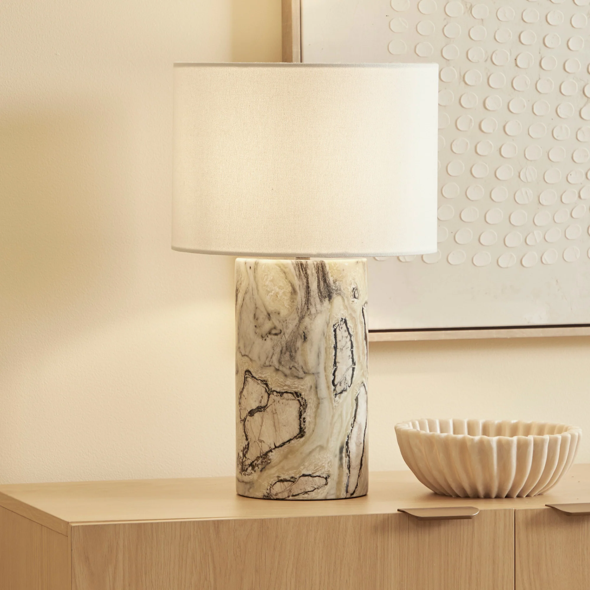 Quinn Marble Table Lamp Jade (Set of 2) - Image 4