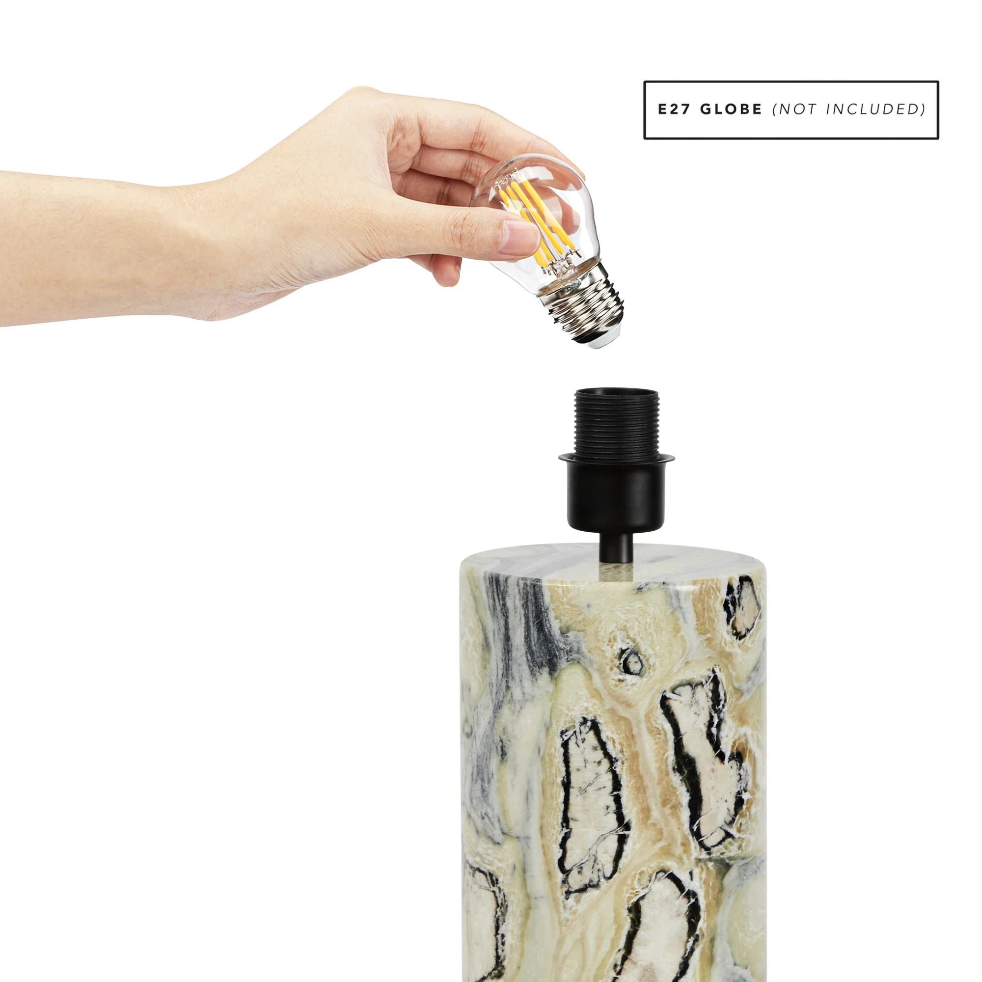 Quinn Marble Table Lamp Jade (Set of 2) - Image 9