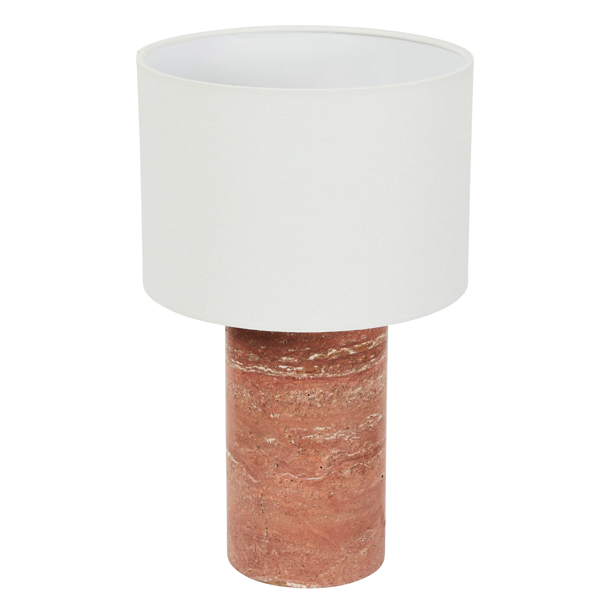 Quinn Marble Table Lamp Terracotta - Image 12